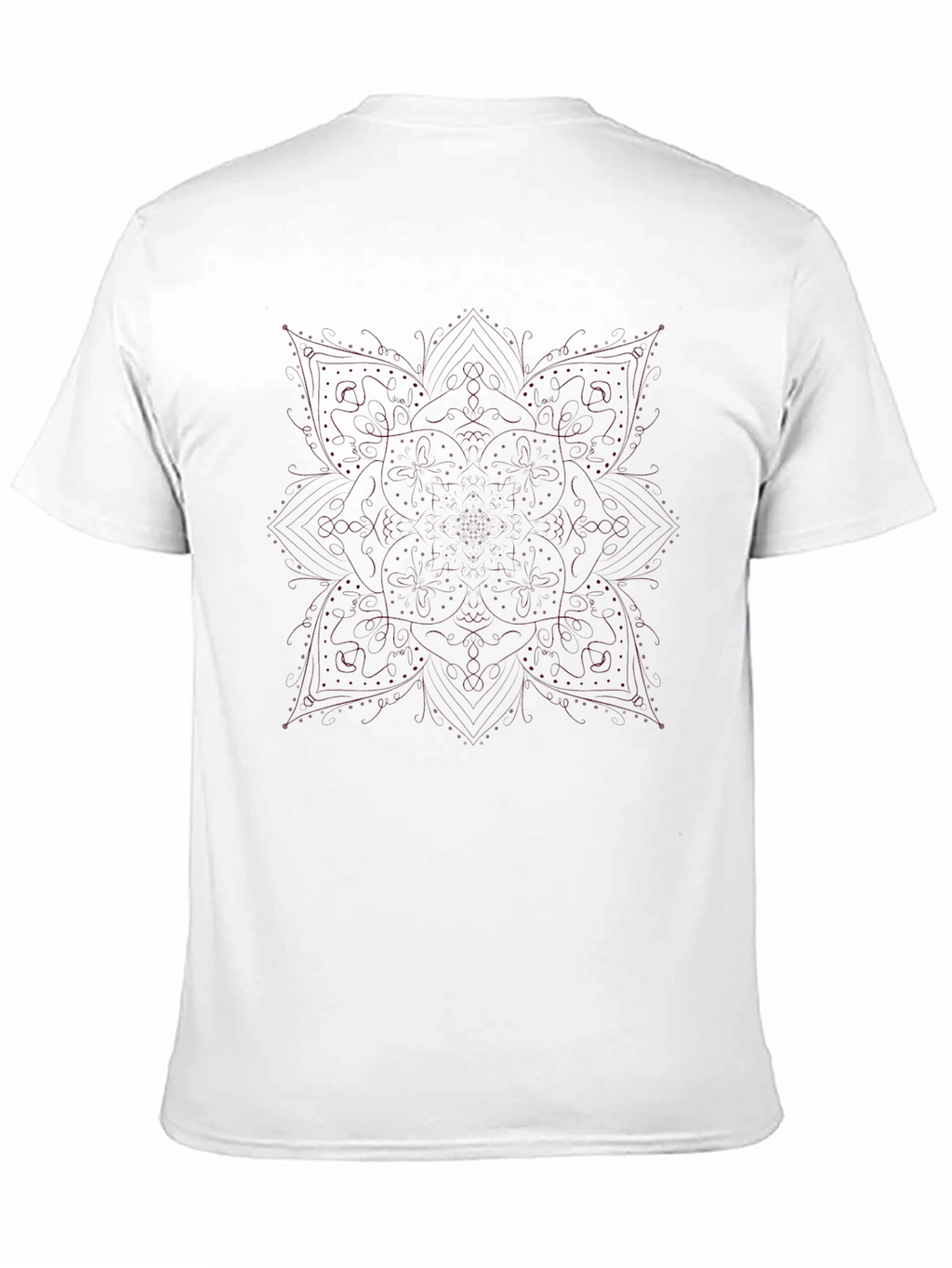 Mens Solid Black Casual Short Sleeve T-Shirt