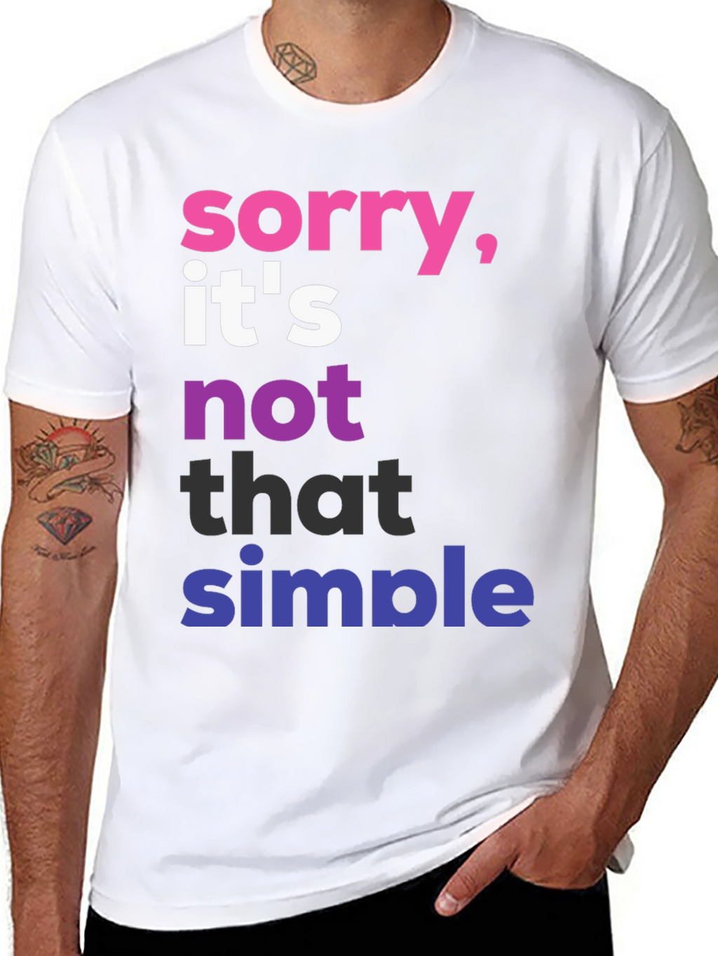 Sorry Its Not That Simple Pride T-Shirt