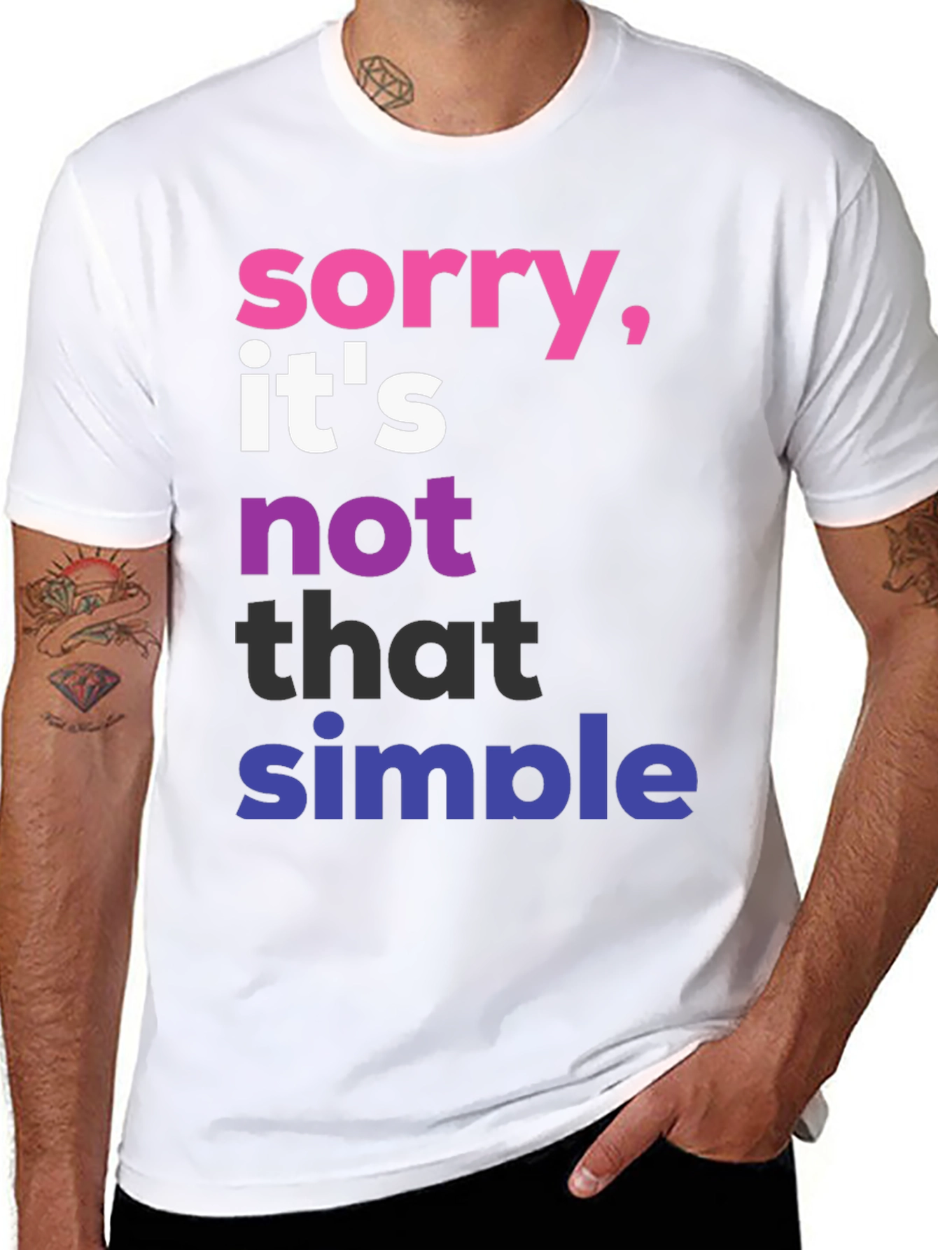 Sorry Its Not That Simple Pride T-Shirt