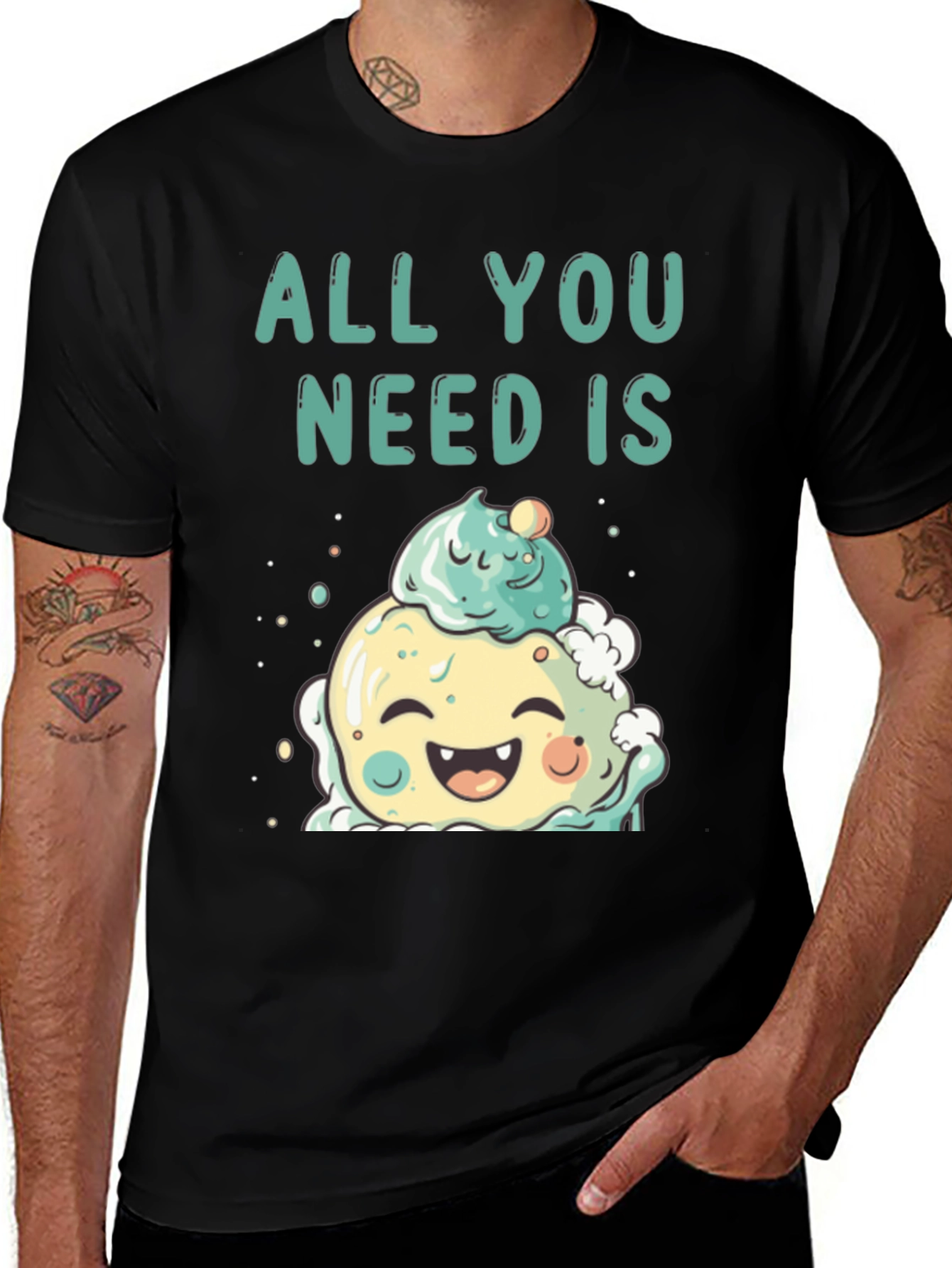 All You Need Is Cute Ice Cream T-Shirt