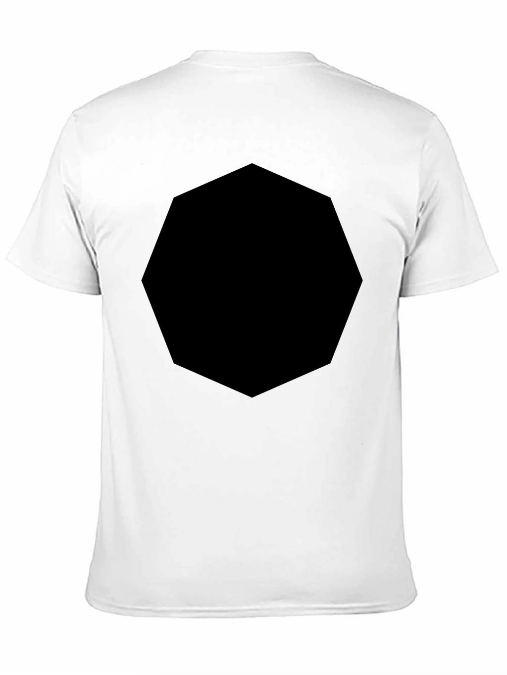 Mens Black Crew Neck T-Shirt