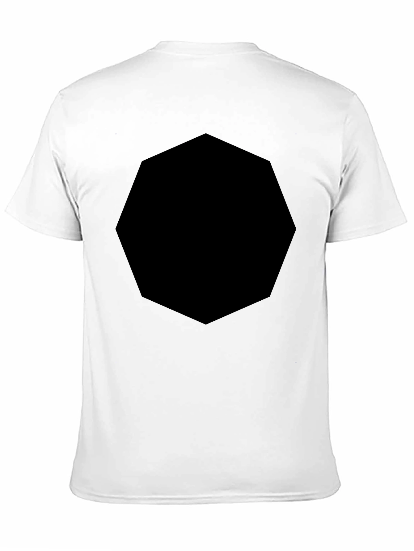 Mens Black Crew Neck T-Shirt