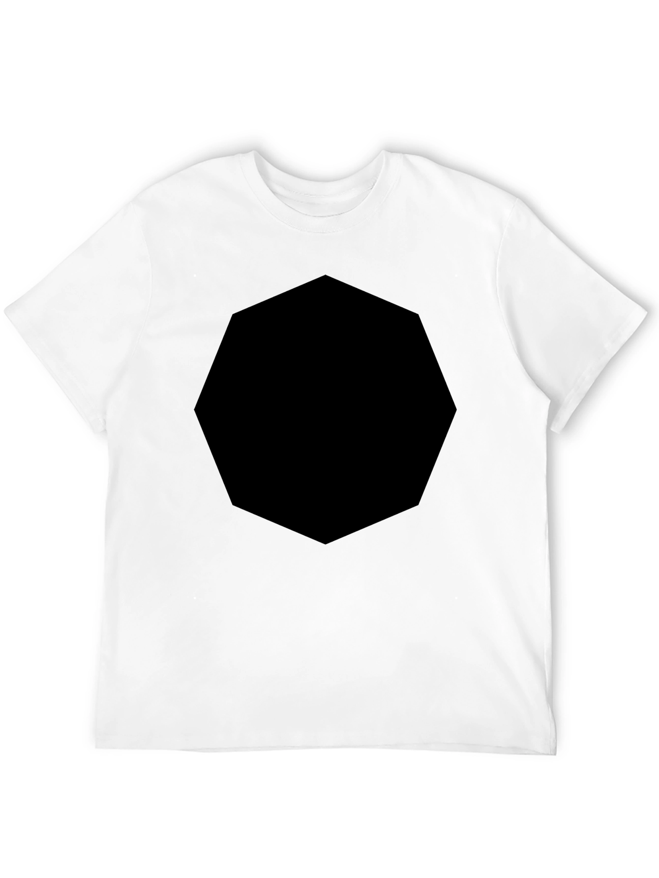Mens Black Crew Neck T-Shirt