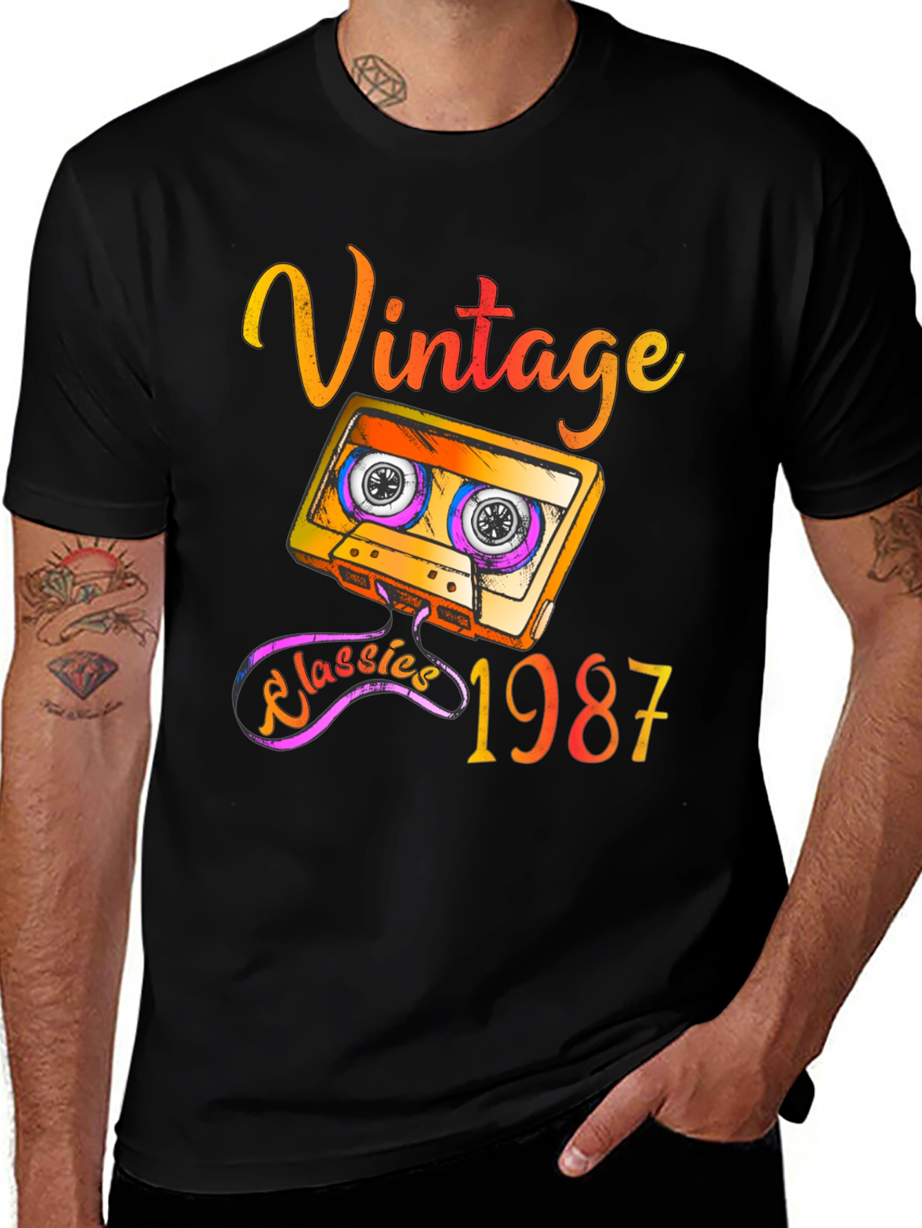 Vintage Classics 1987 Cassette Tape T-Shirt