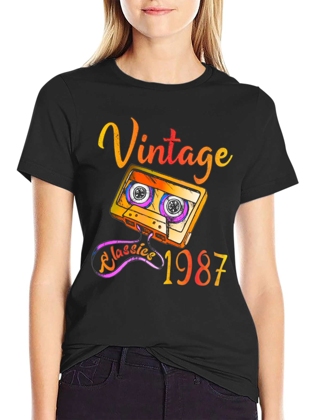 Vintage Classics 1987 Cassette Tape T-Shirt