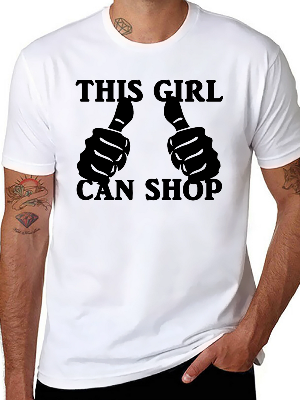 This Girl Can Shop Graphic T-Shirt