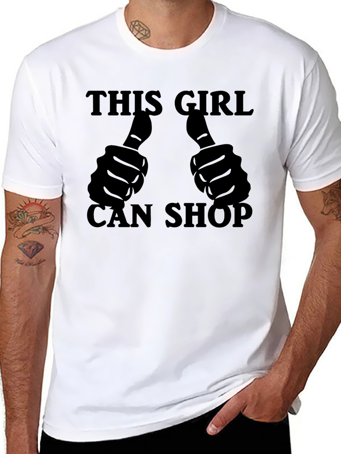 This Girl Can Shop Graphic T-Shirt