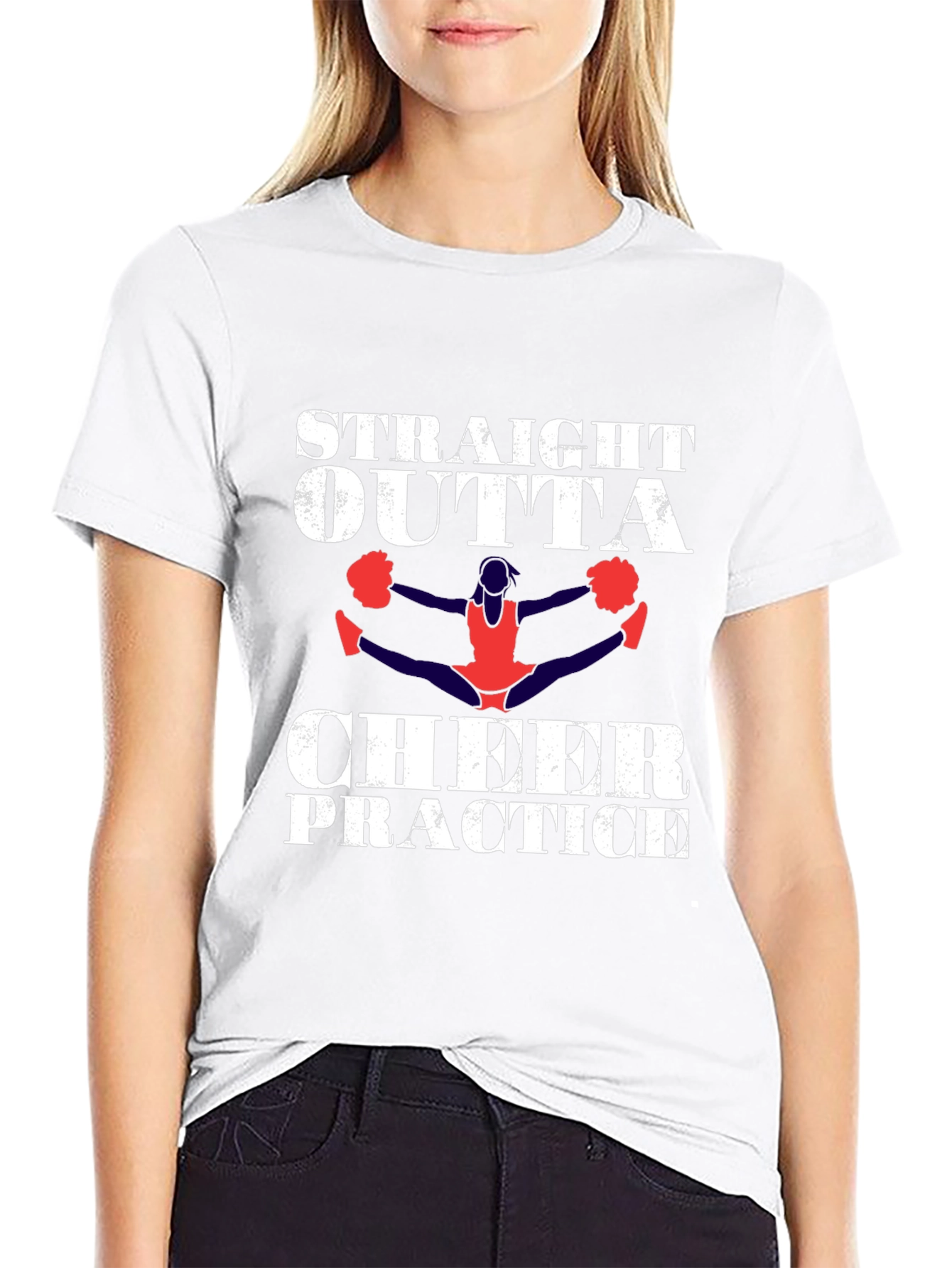 Straight Outta Cheer Practice T-Shirt