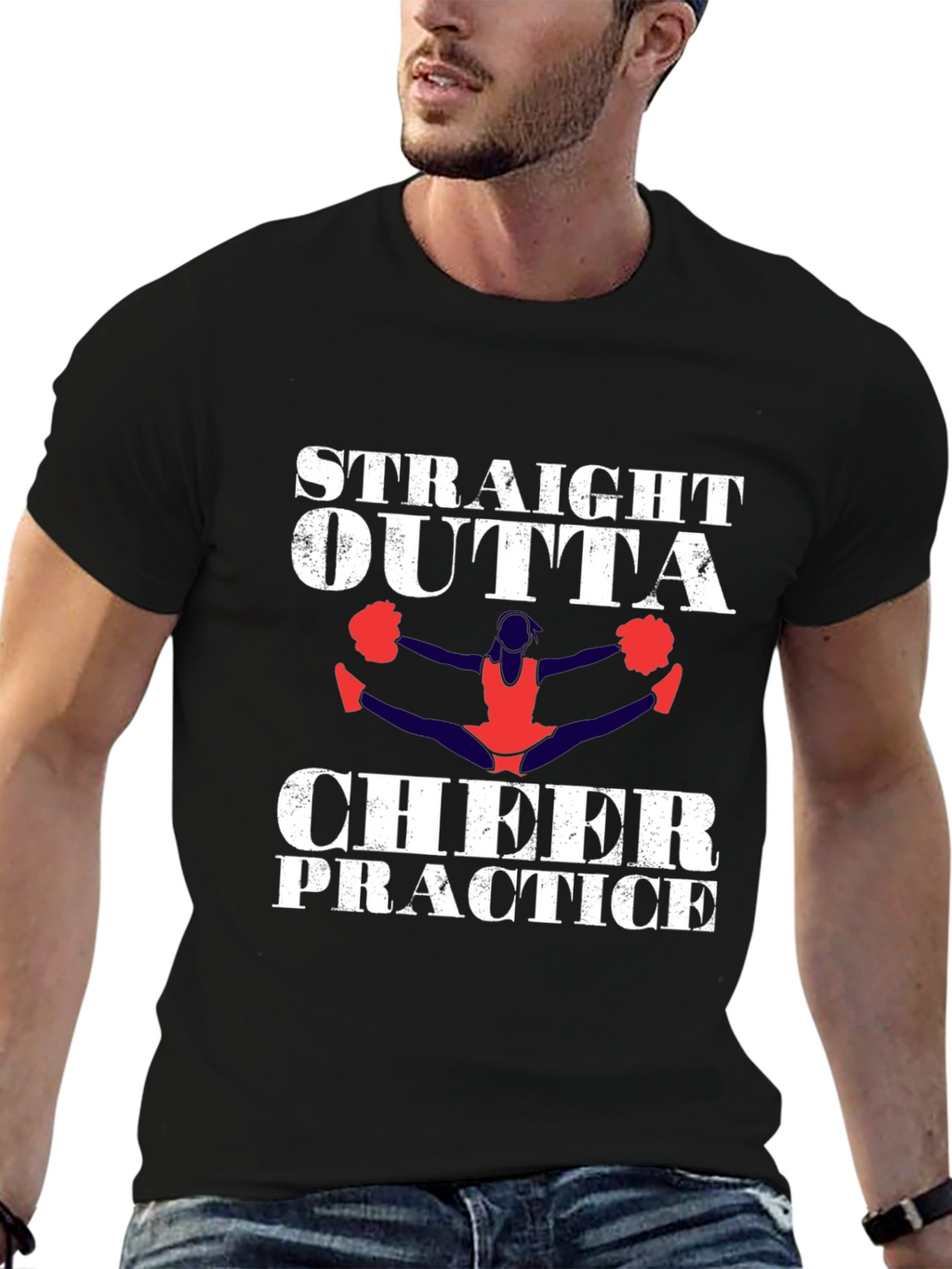 Straight Outta Cheer Practice T-Shirt