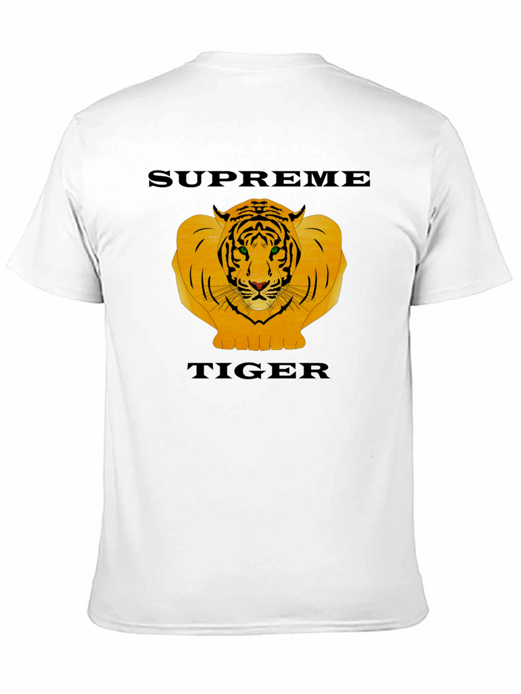Supreme Tiger Graphic Black T-Shirt