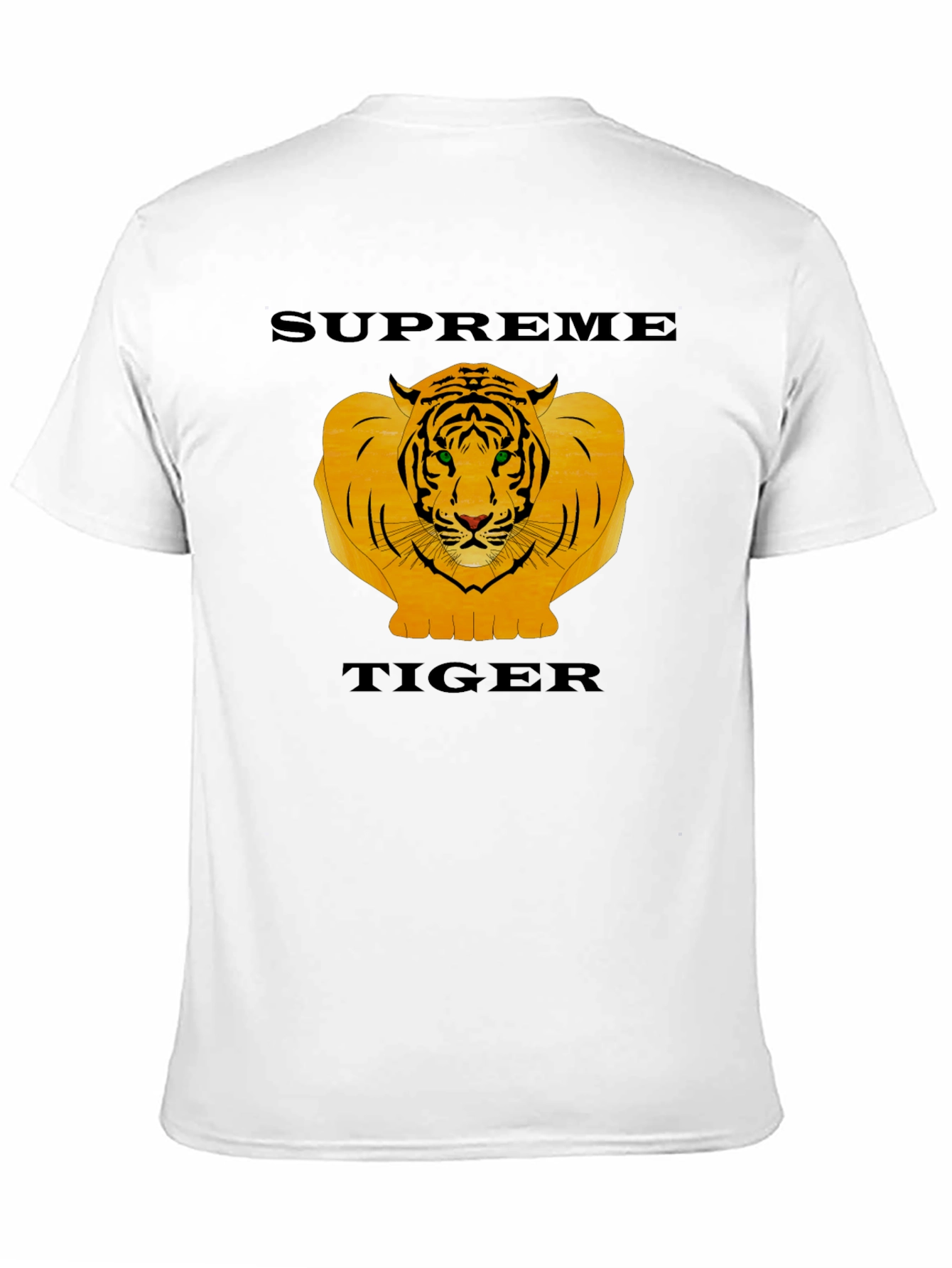 Supreme Tiger Graphic Black T-Shirt