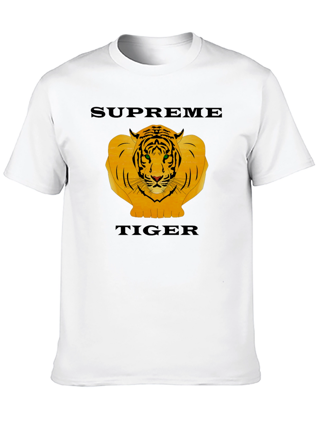 Supreme Tiger Graphic Black T-Shirt