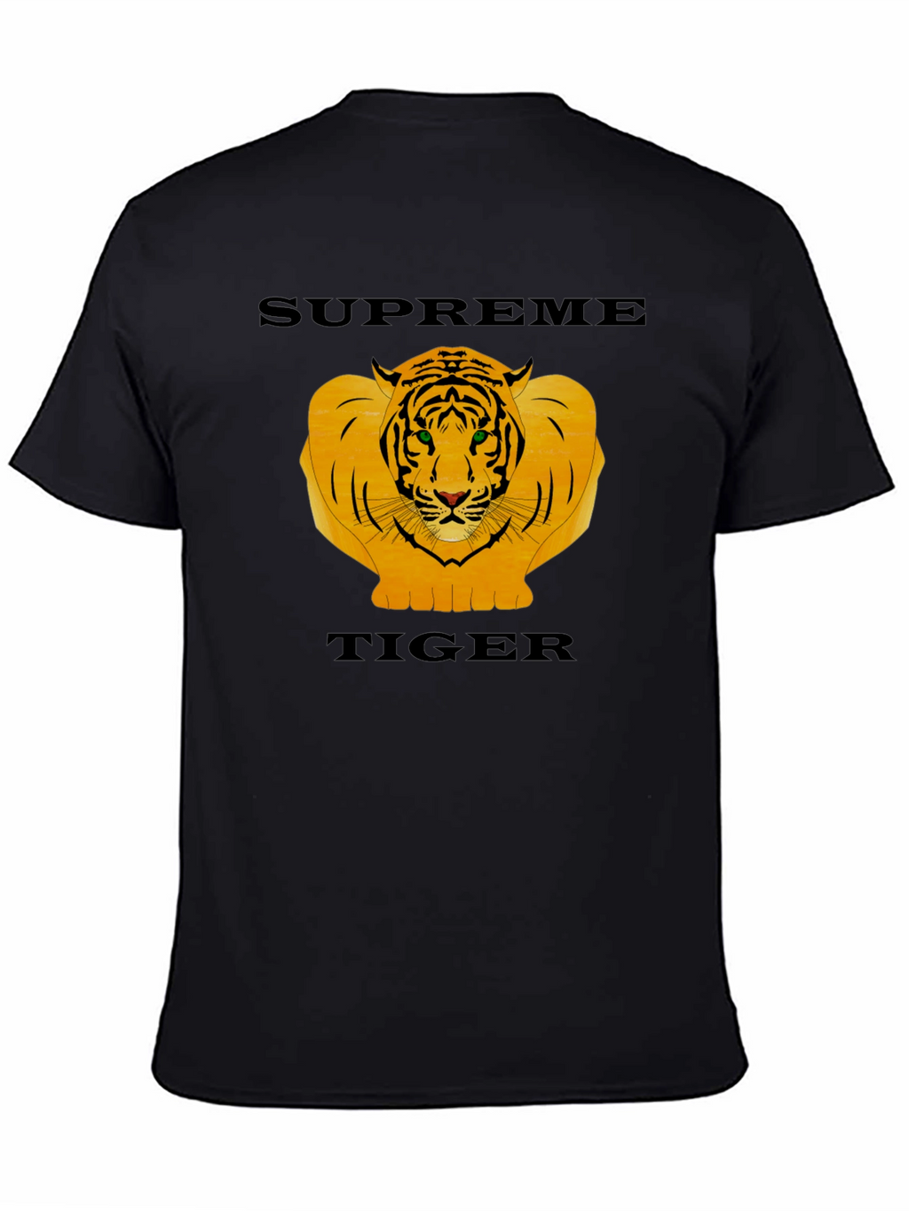 Supreme Tiger Graphic Black T-Shirt