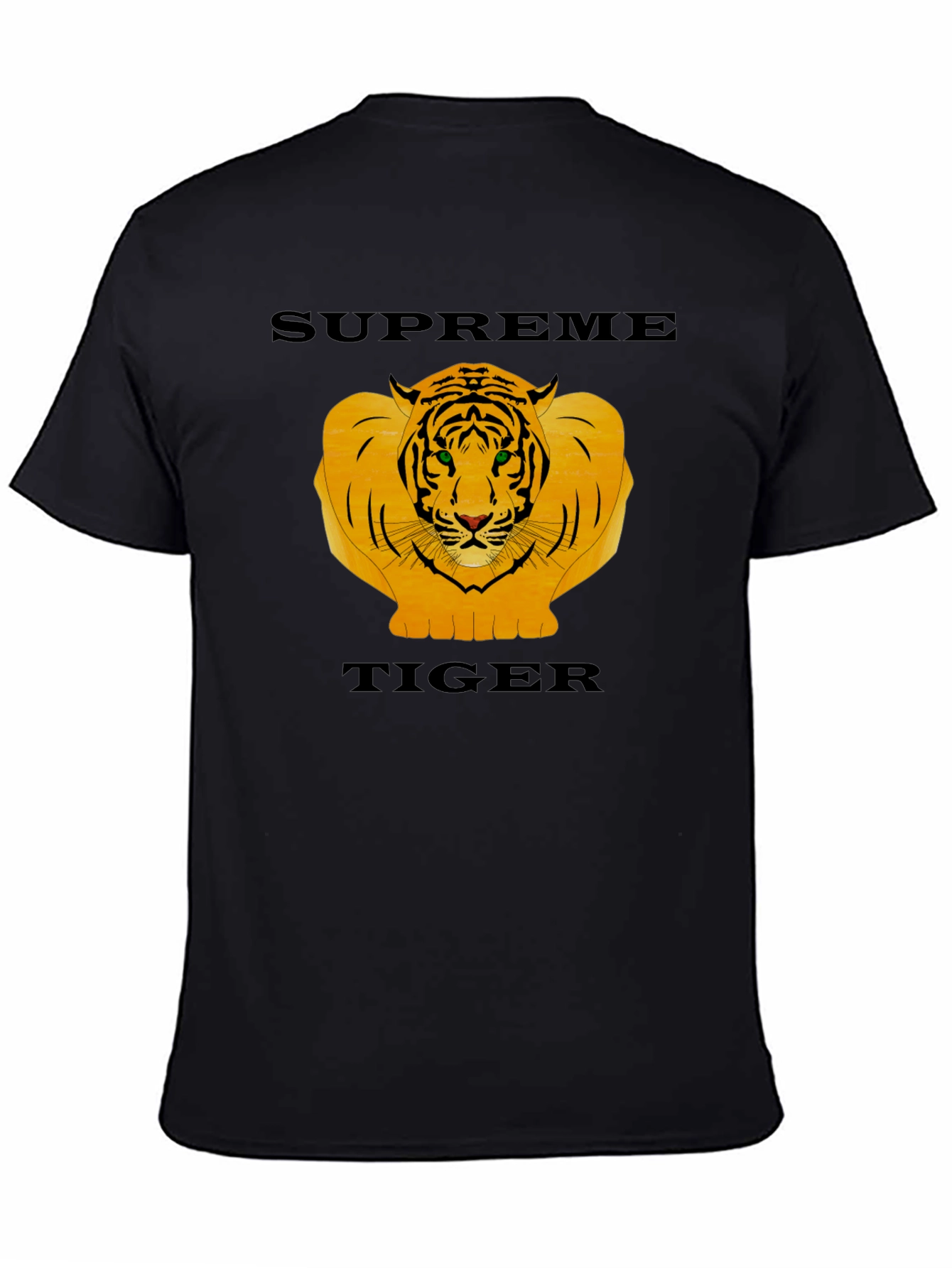 Supreme Tiger Graphic Black T-Shirt