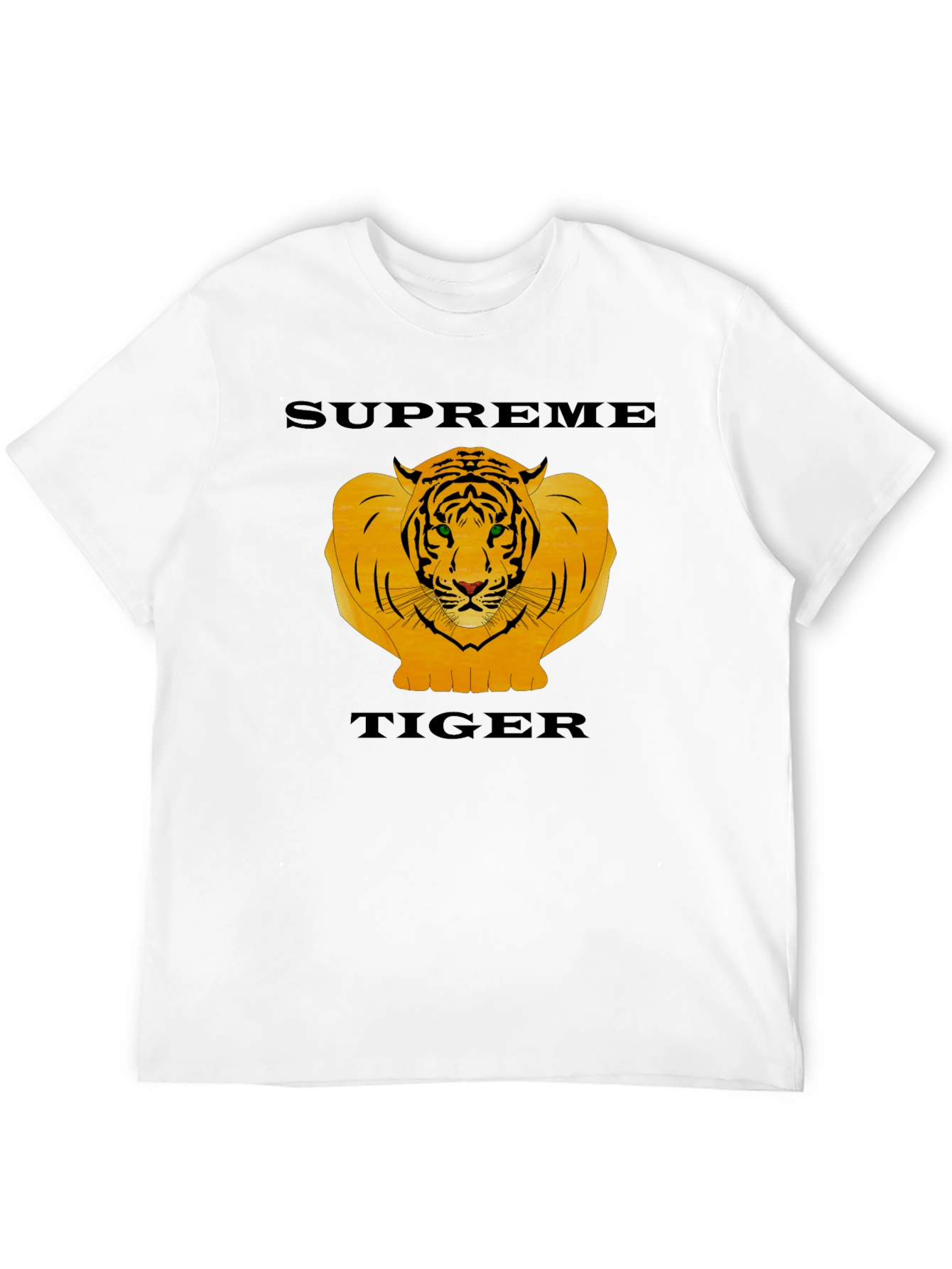 Supreme Tiger Graphic Black T-Shirt