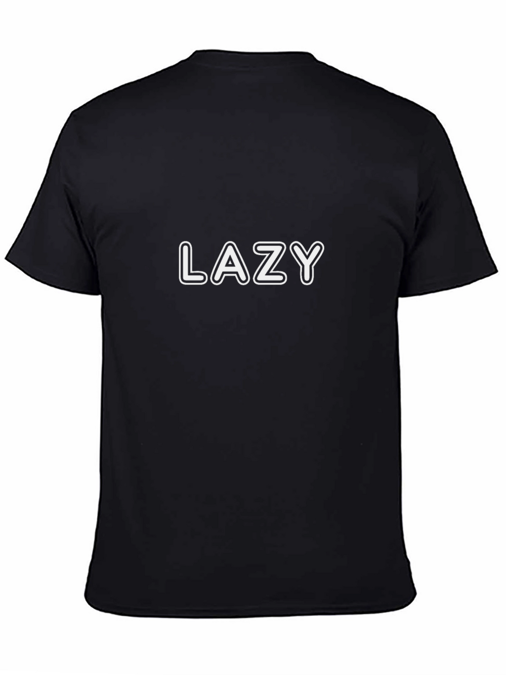 Lazy Graphic Tee - Casual Cotton Comfort
