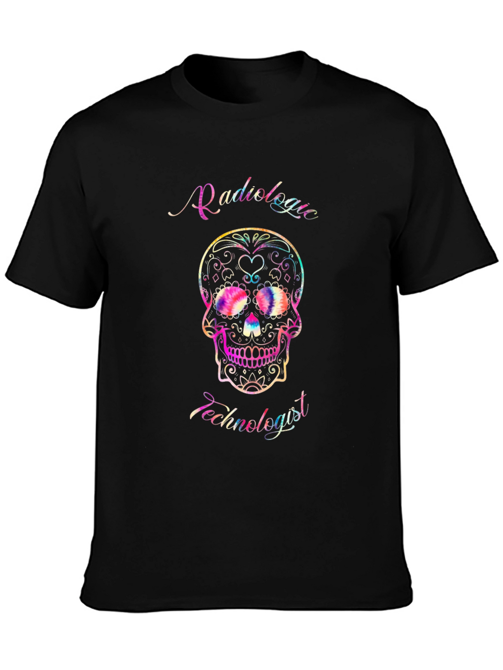 Radiologic Technologist Sugar Skull T-Shirt