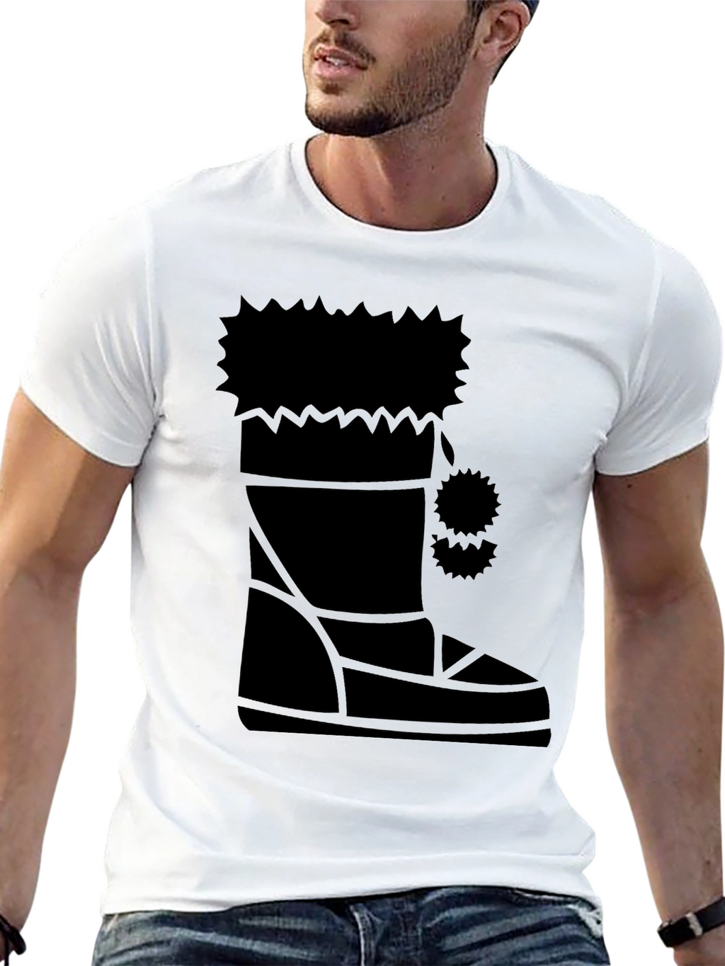 Festive Winter Boot Graphic Tee