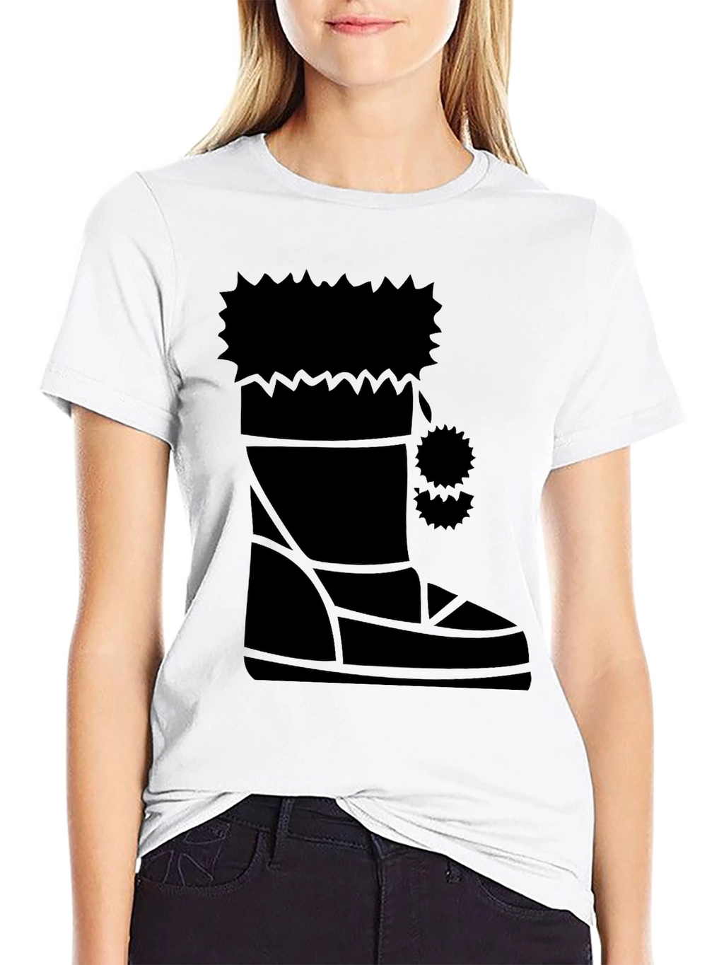 Festive Winter Boot Graphic Tee