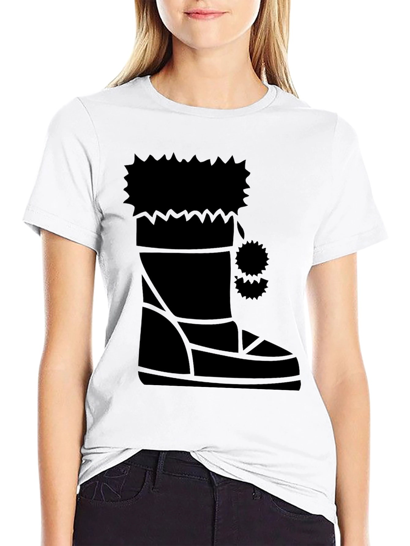 Festive Winter Boot Graphic Tee