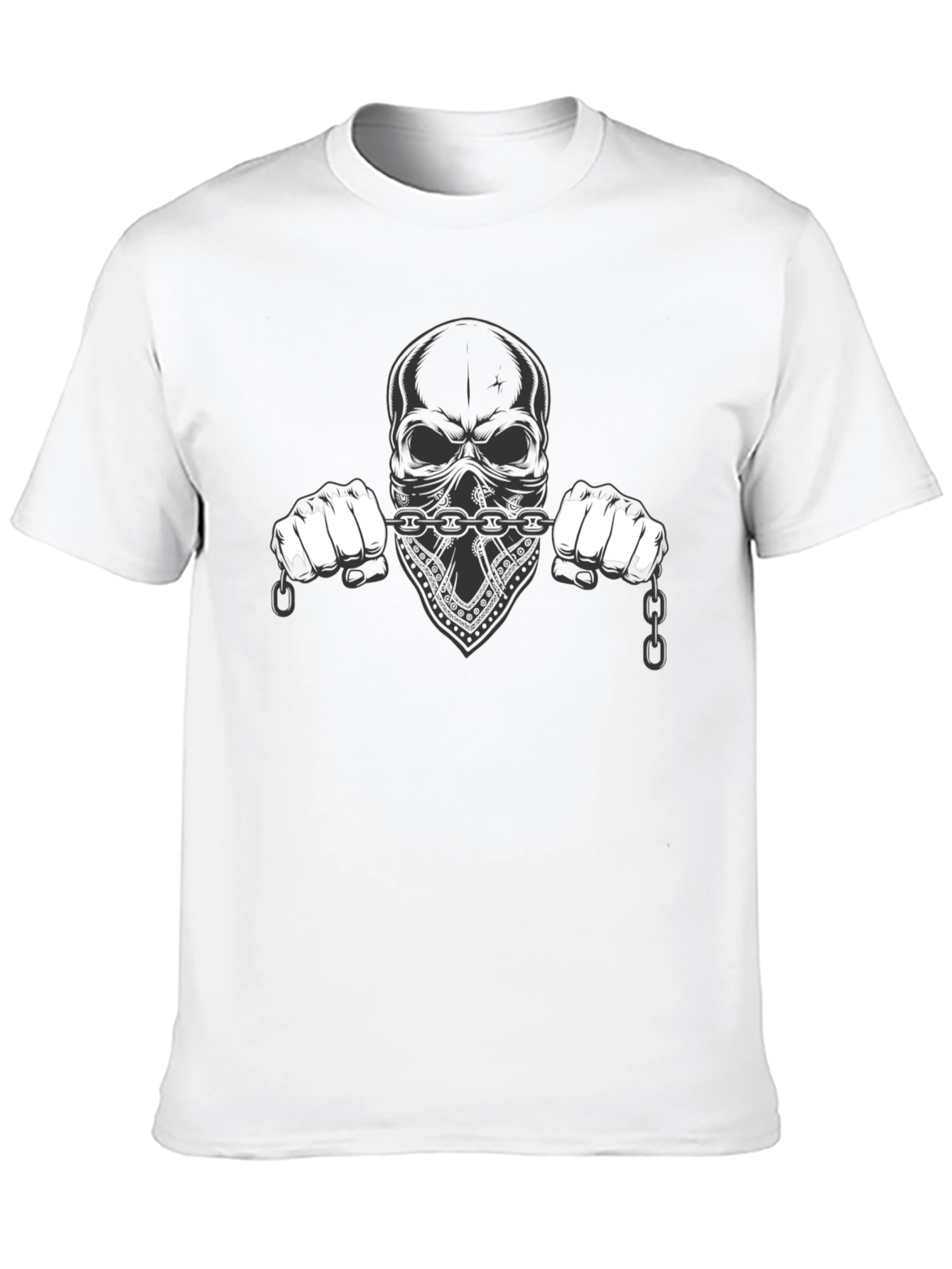Skull Bandit Graphic T-Shirt