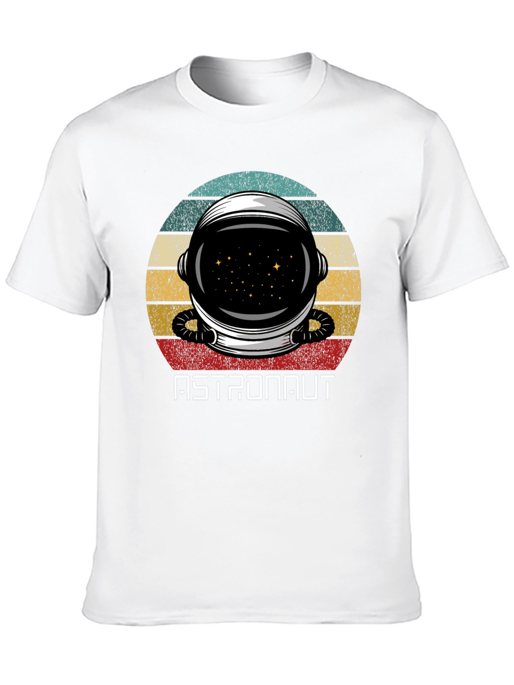 Retro Astronaut Helmet T-Shirt - Space Exploration