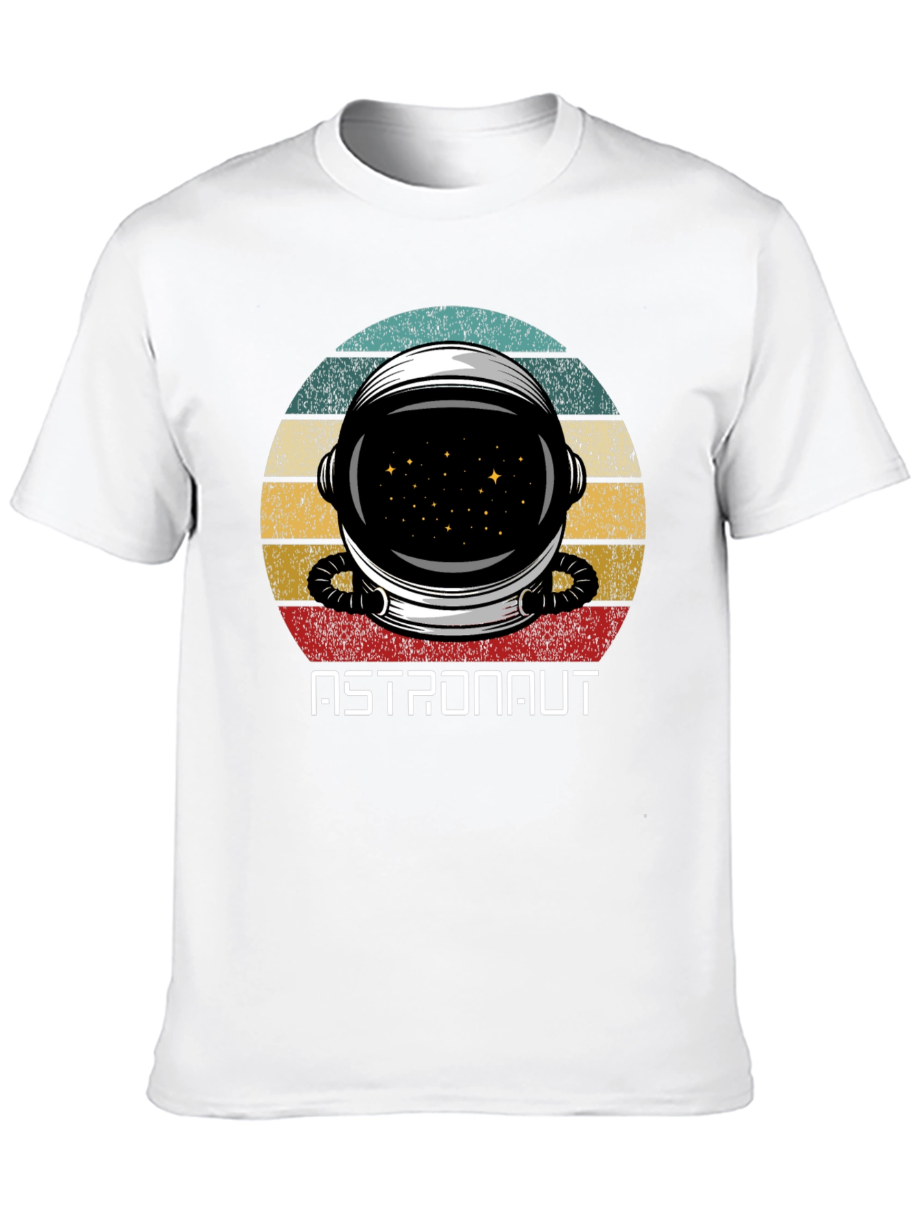 Retro Astronaut Helmet T-Shirt - Space Exploration