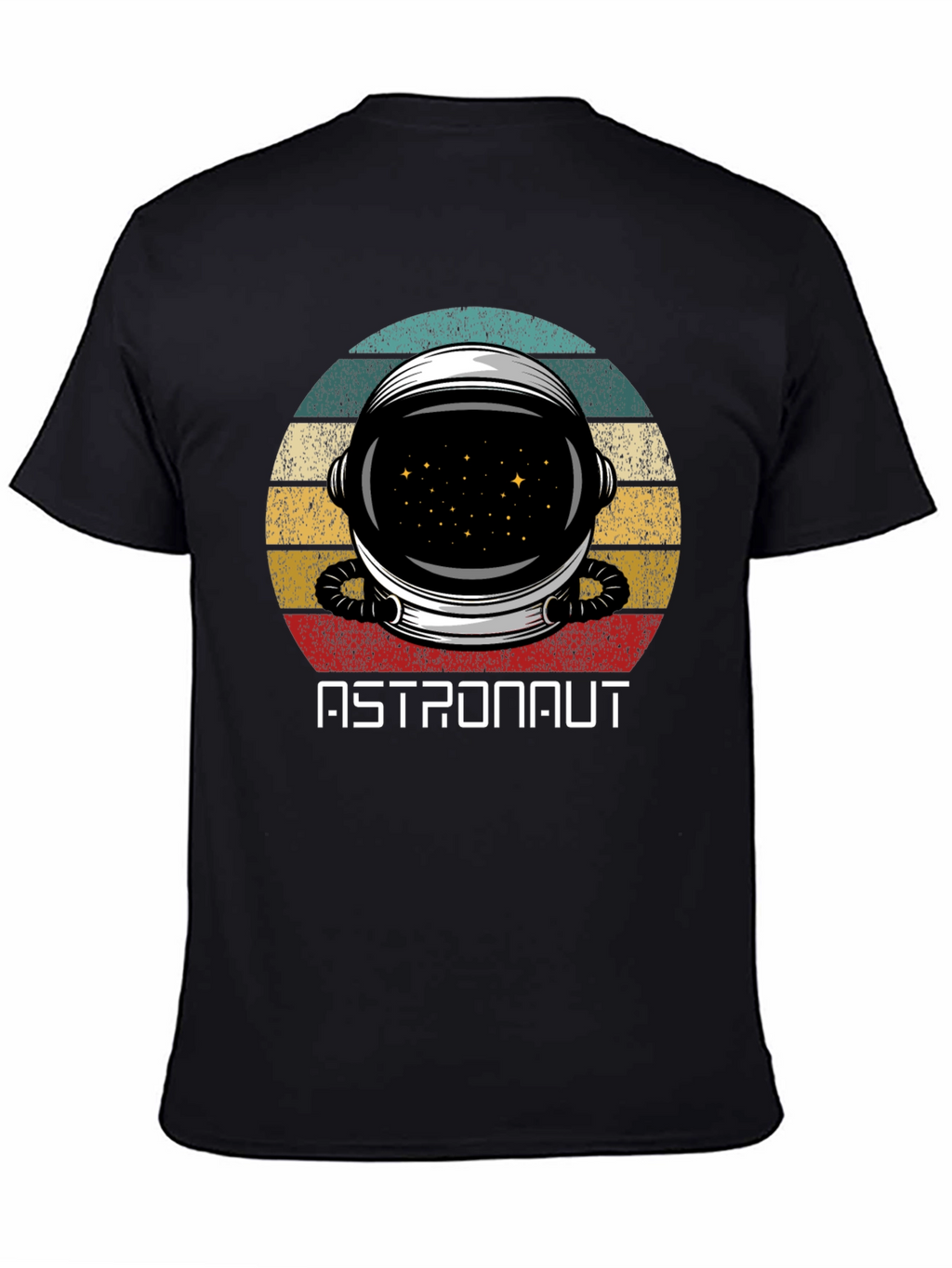 Retro Astronaut Helmet T-Shirt - Space Exploration