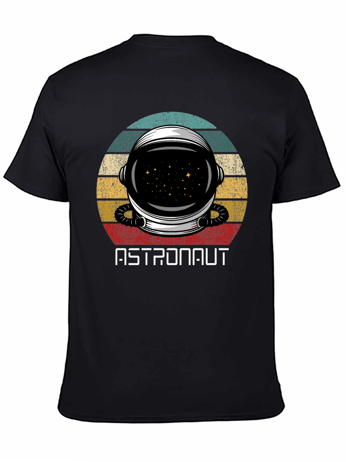 Retro Astronaut Helmet T-Shirt - Space Exploration