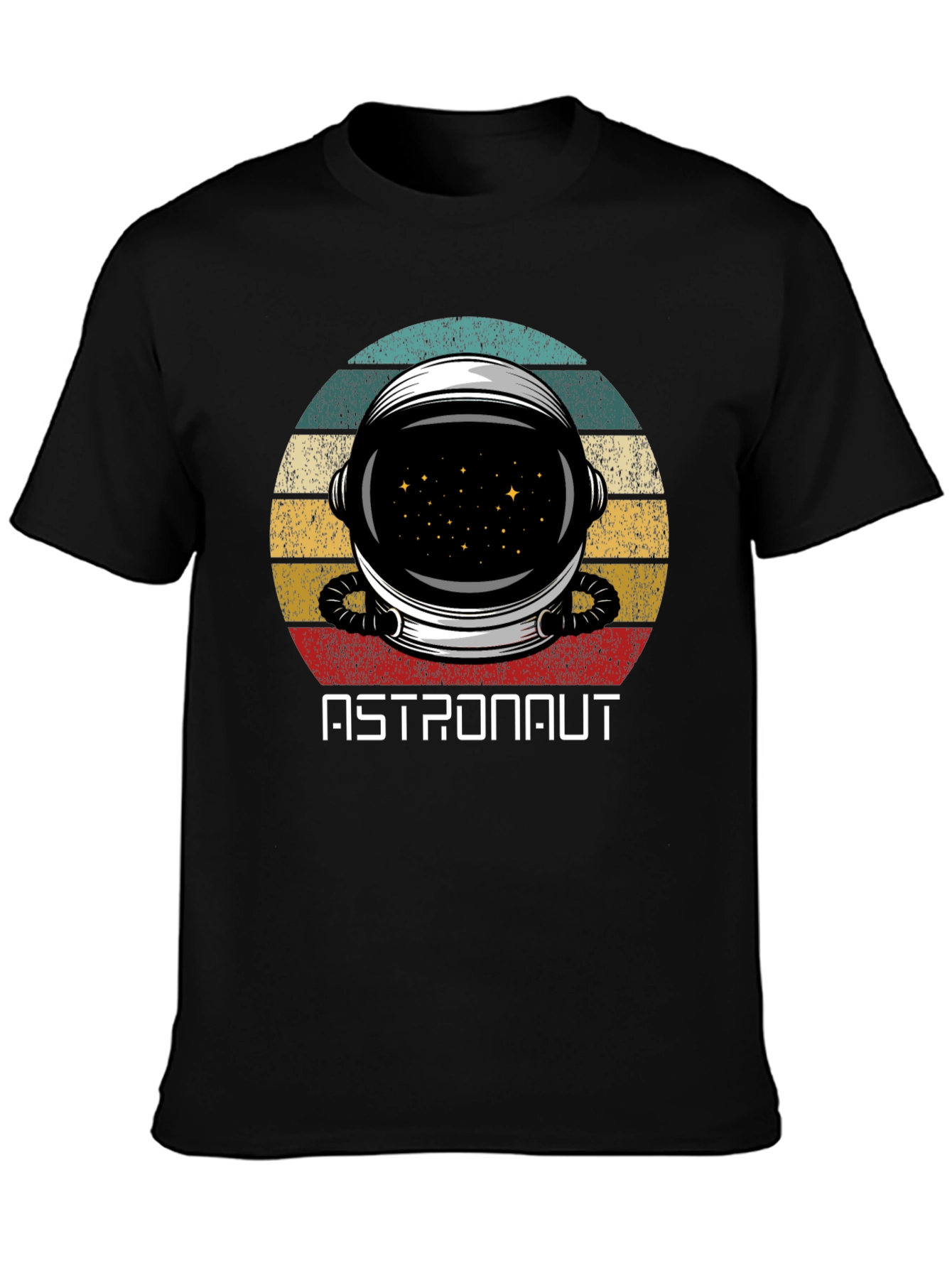 Retro Astronaut Helmet T-Shirt - Space Exploration