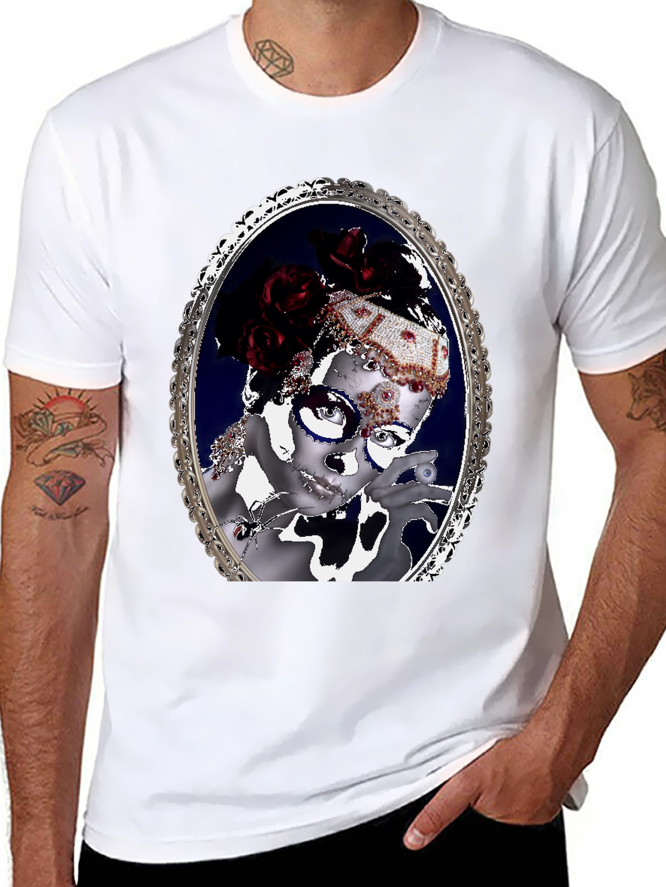 Ornate Framed Masquerade T-Shirt