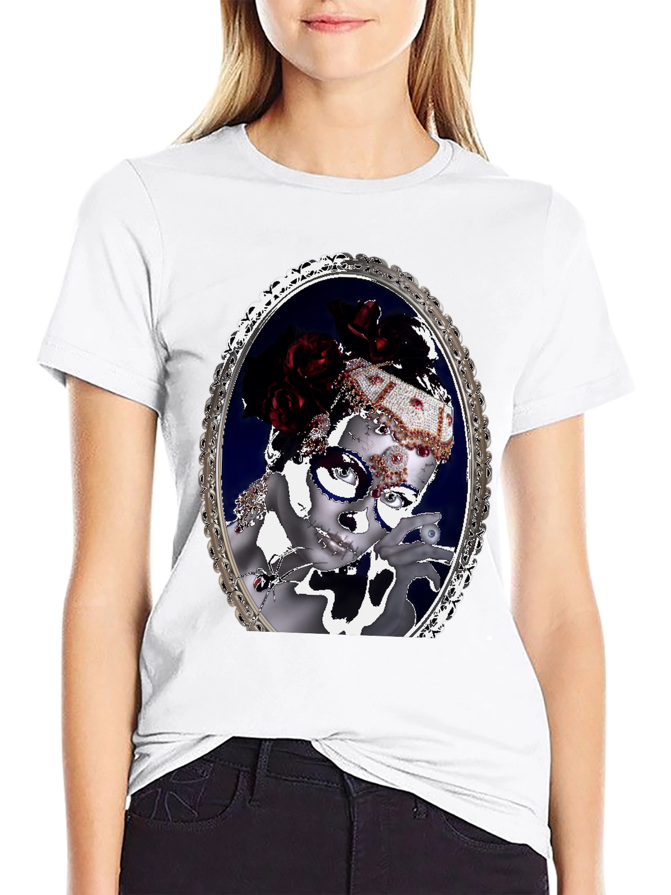 Ornate Framed Masquerade T-Shirt