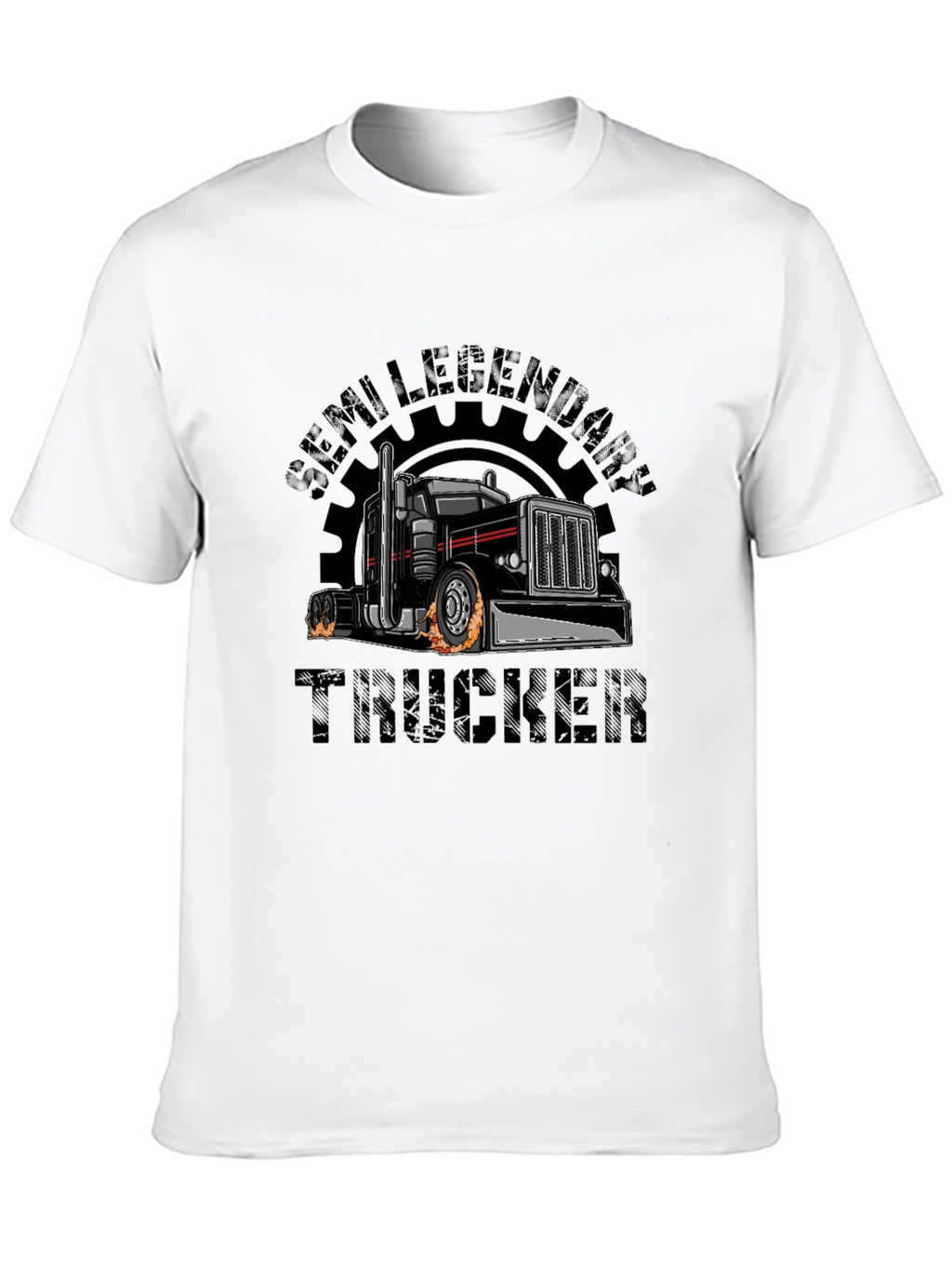 Semi Legendary Trucker Black T-Shirt
