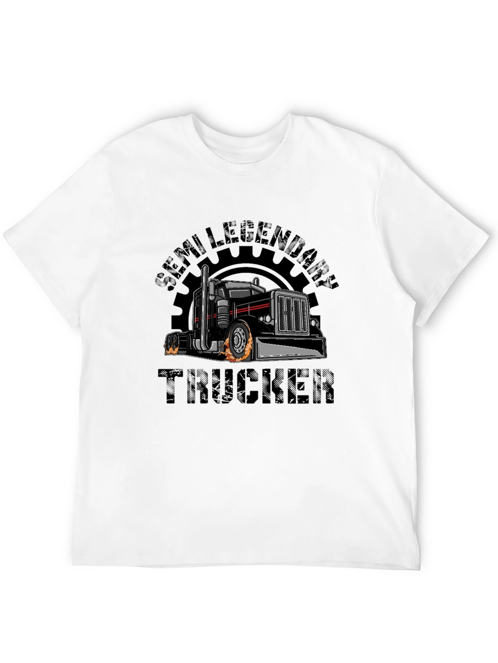 Semi Legendary Trucker Black T-Shirt