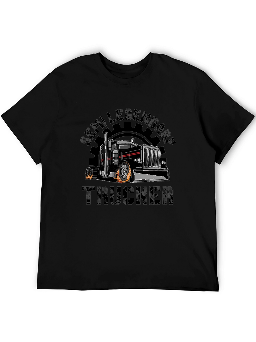 Semi Legendary Trucker Black T-Shirt