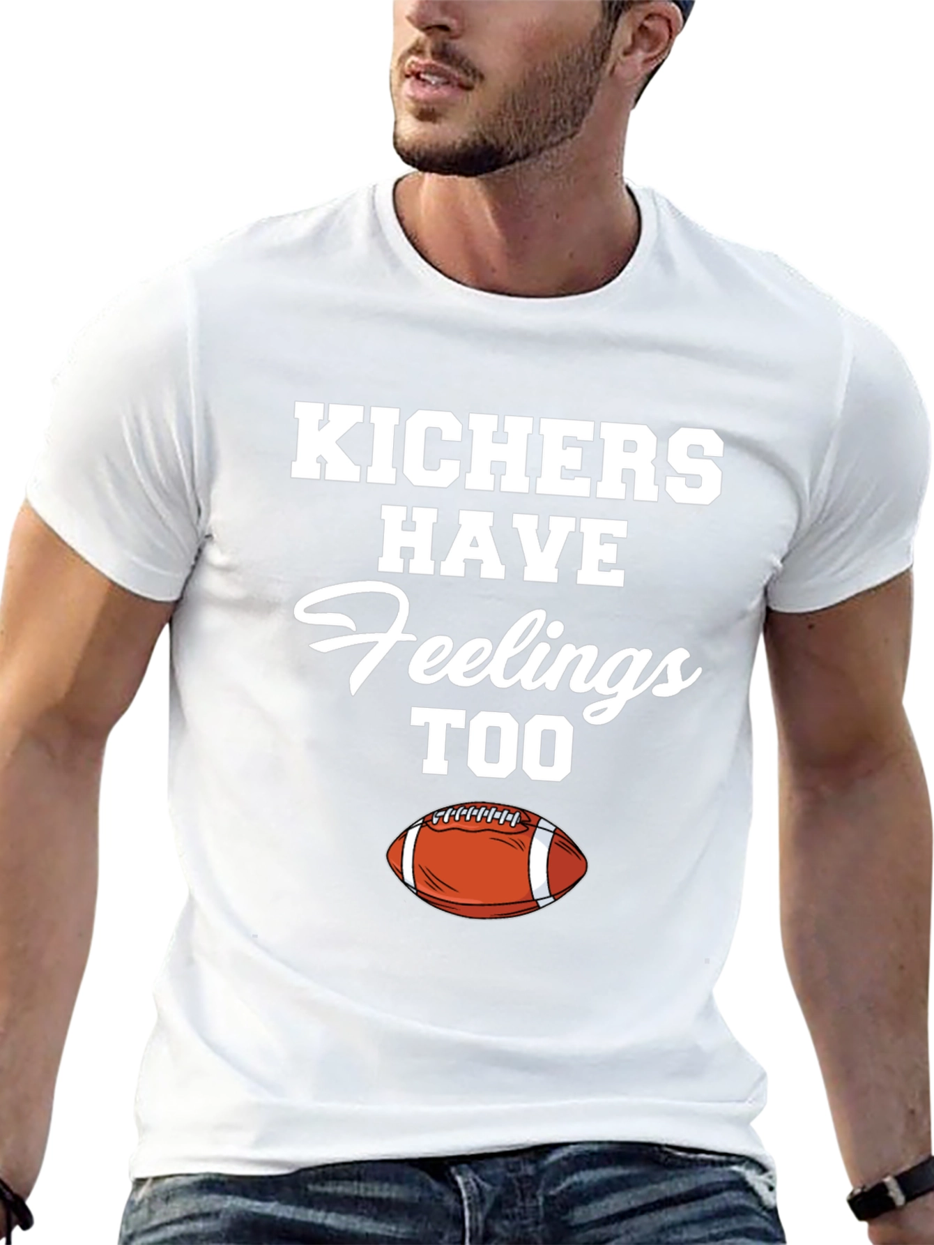 Kichers Have Feelings Too Black T-Shirt