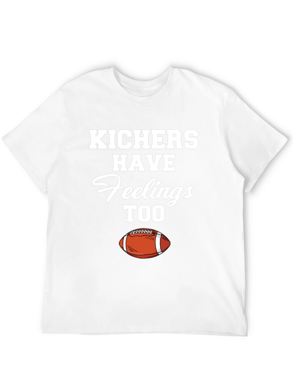 Kichers Have Feelings Too Black T-Shirt