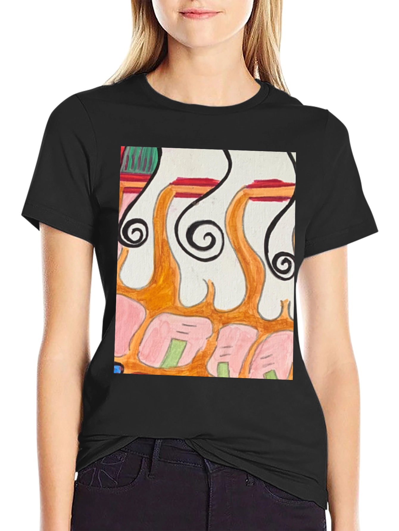 Abstract Art Graphic Tee - Unique Design