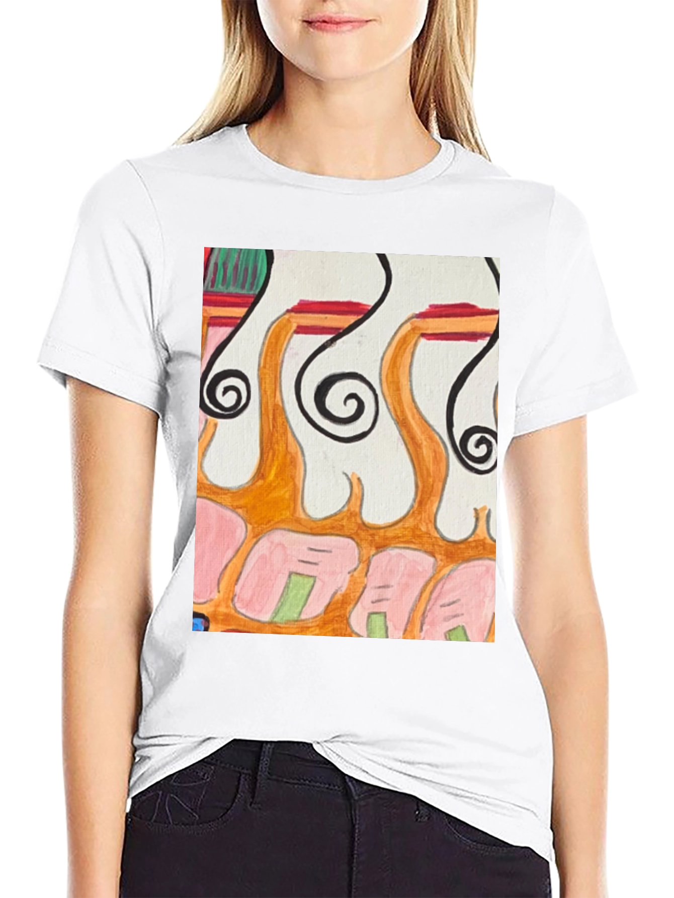 Abstract Art Graphic Tee - Unique Design