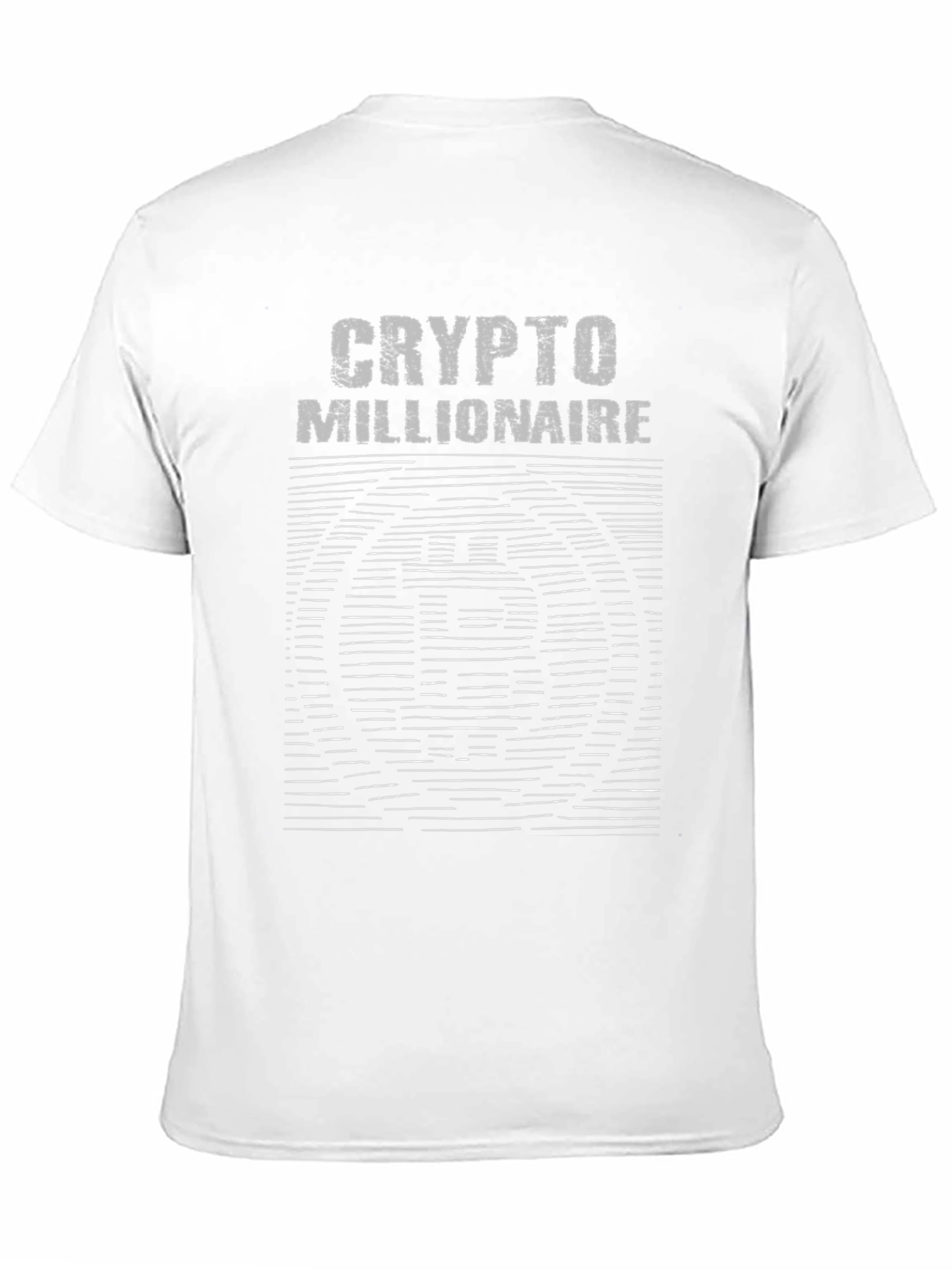Crypto Millionaire T-Shirt Bitcoin Design