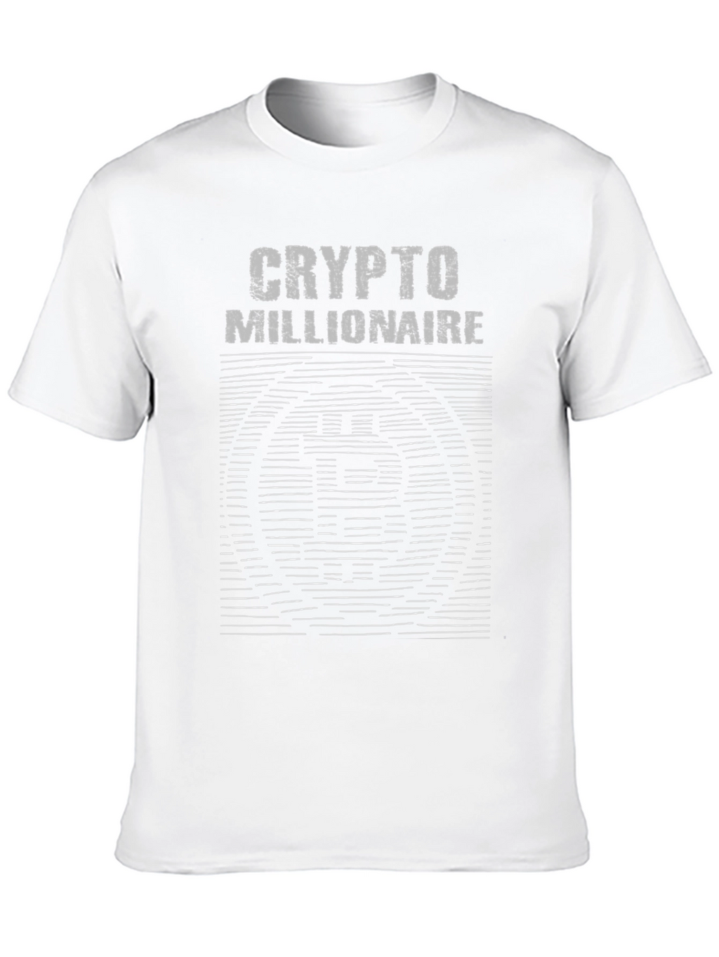 Crypto Millionaire T-Shirt Bitcoin Design