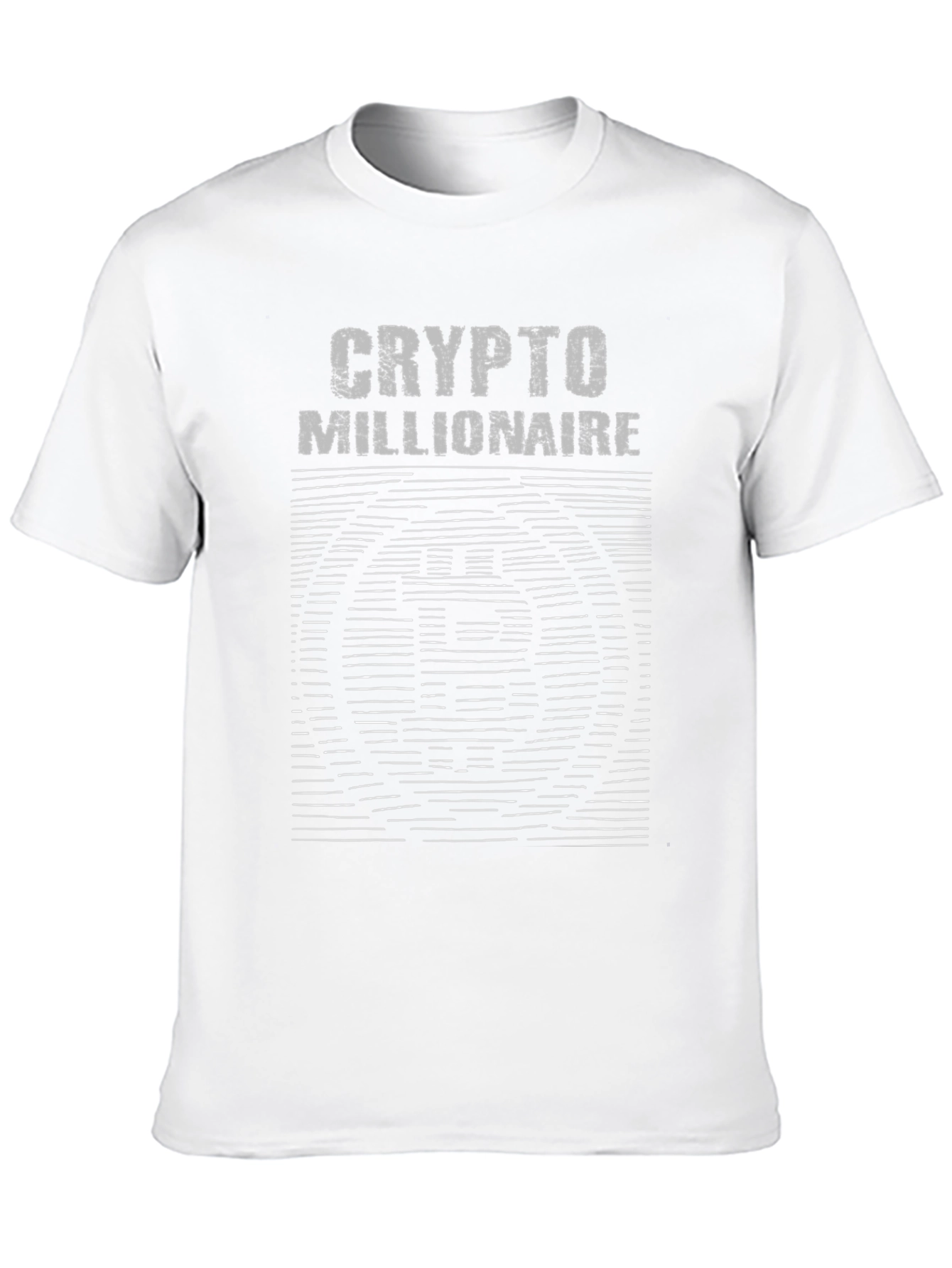 Crypto Millionaire T-Shirt Bitcoin Design