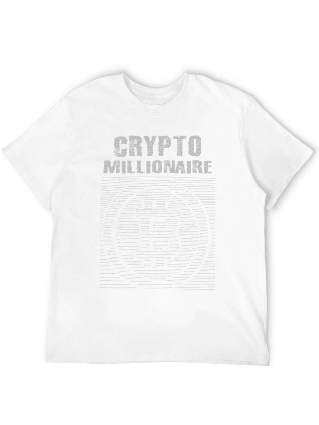 Crypto Millionaire T-Shirt Bitcoin Design