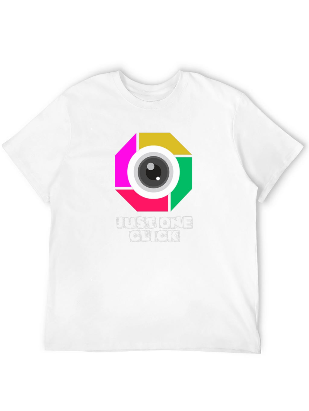 Just One Click Camera Graphic T-Shirt