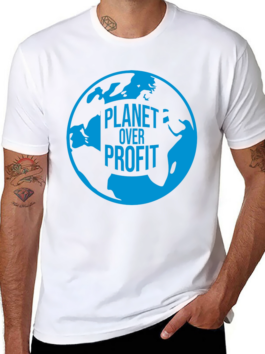 Planet Over Profit Graphic T-Shirt