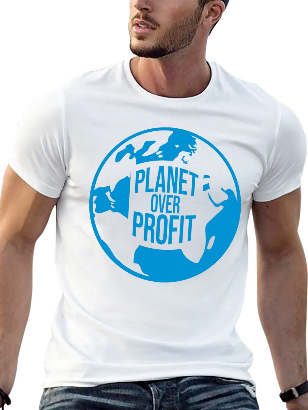 Planet Over Profit Graphic T-Shirt