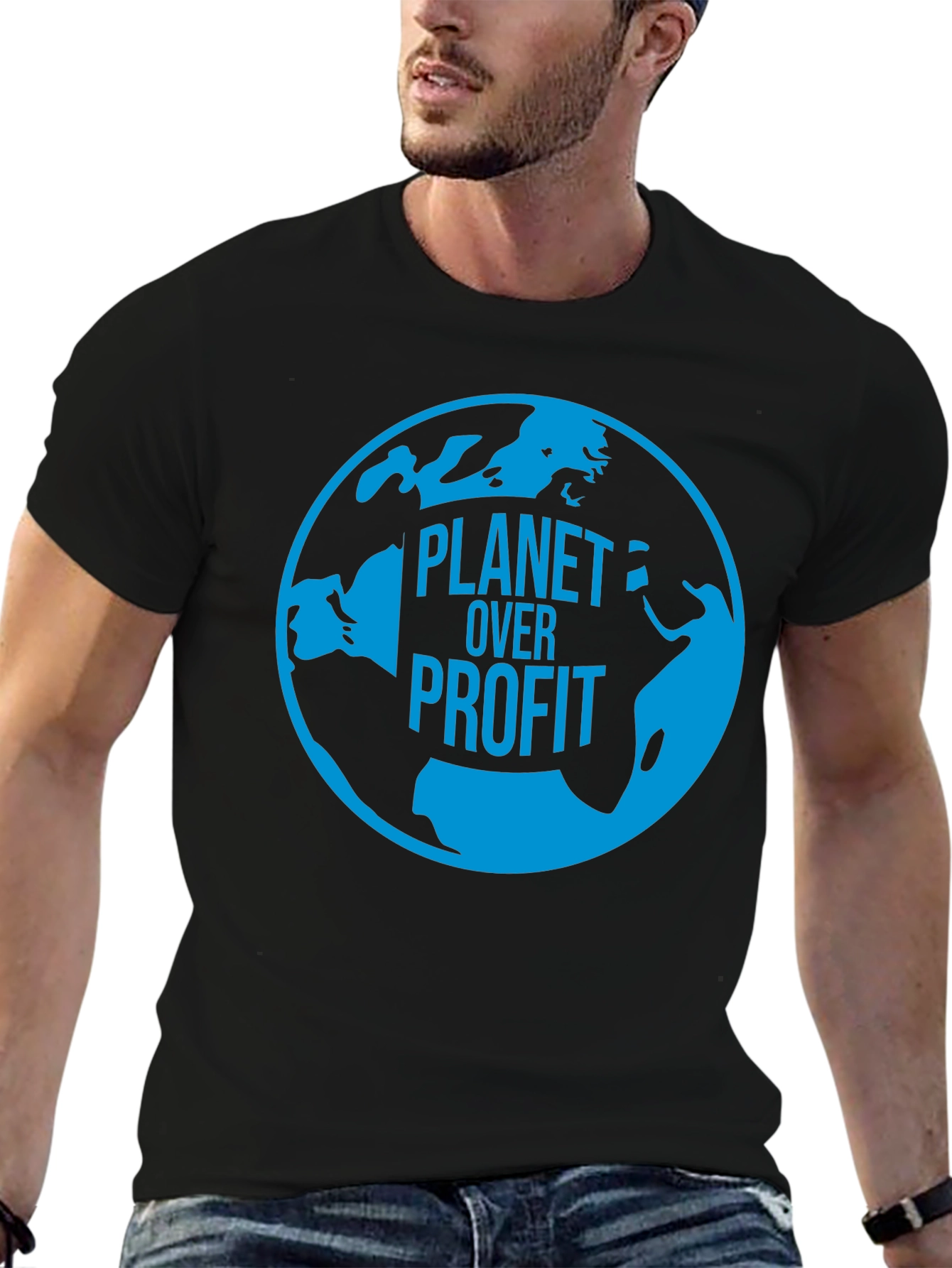 Planet Over Profit Graphic T-Shirt
