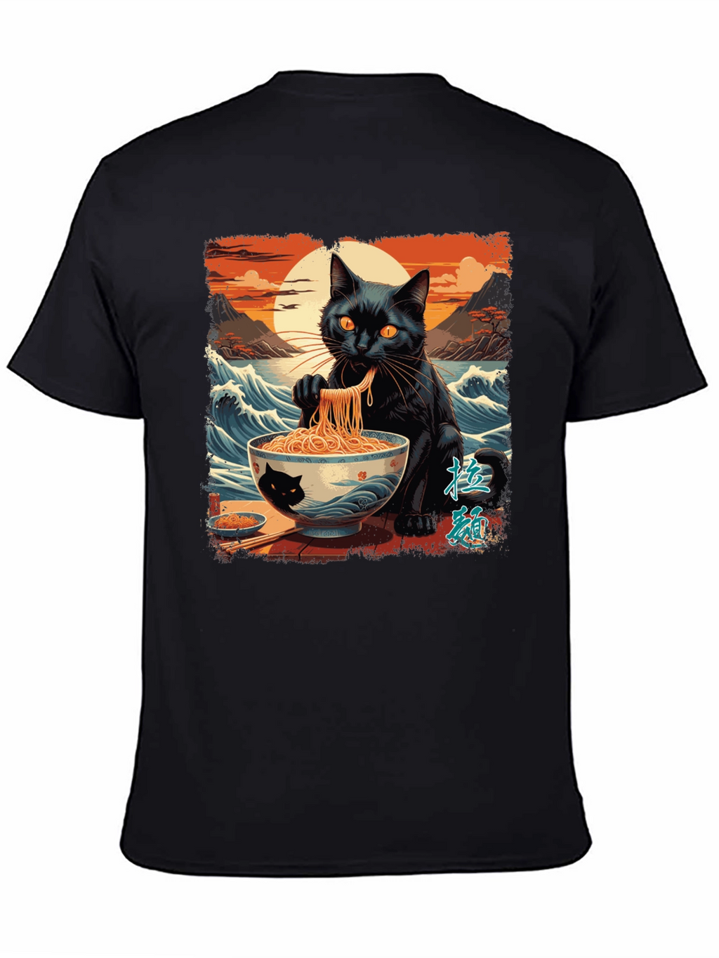 Ramen Cat T-Shirt - Unique Graphic Tee