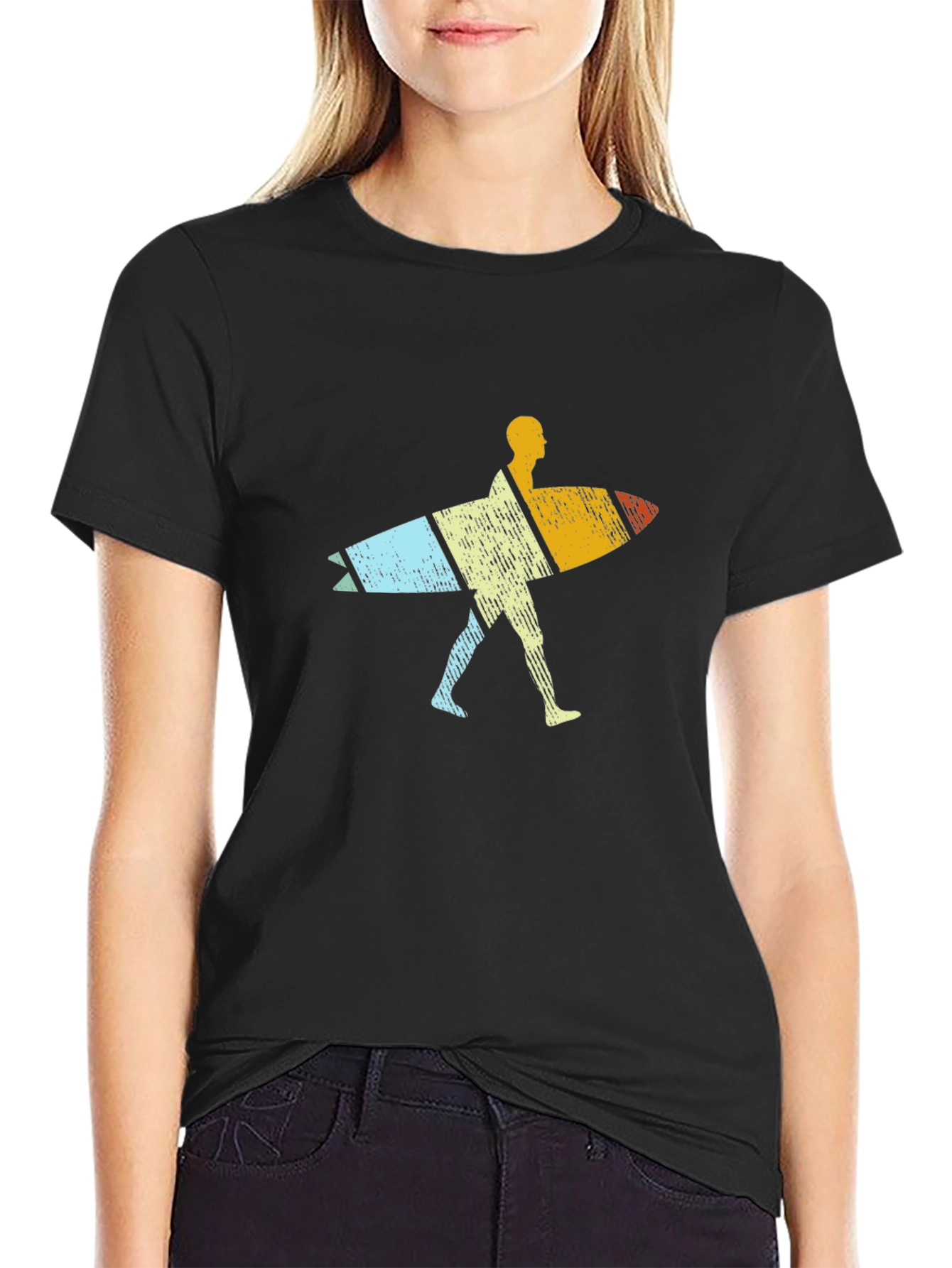 Retro Surfer Graphic T-Shirt