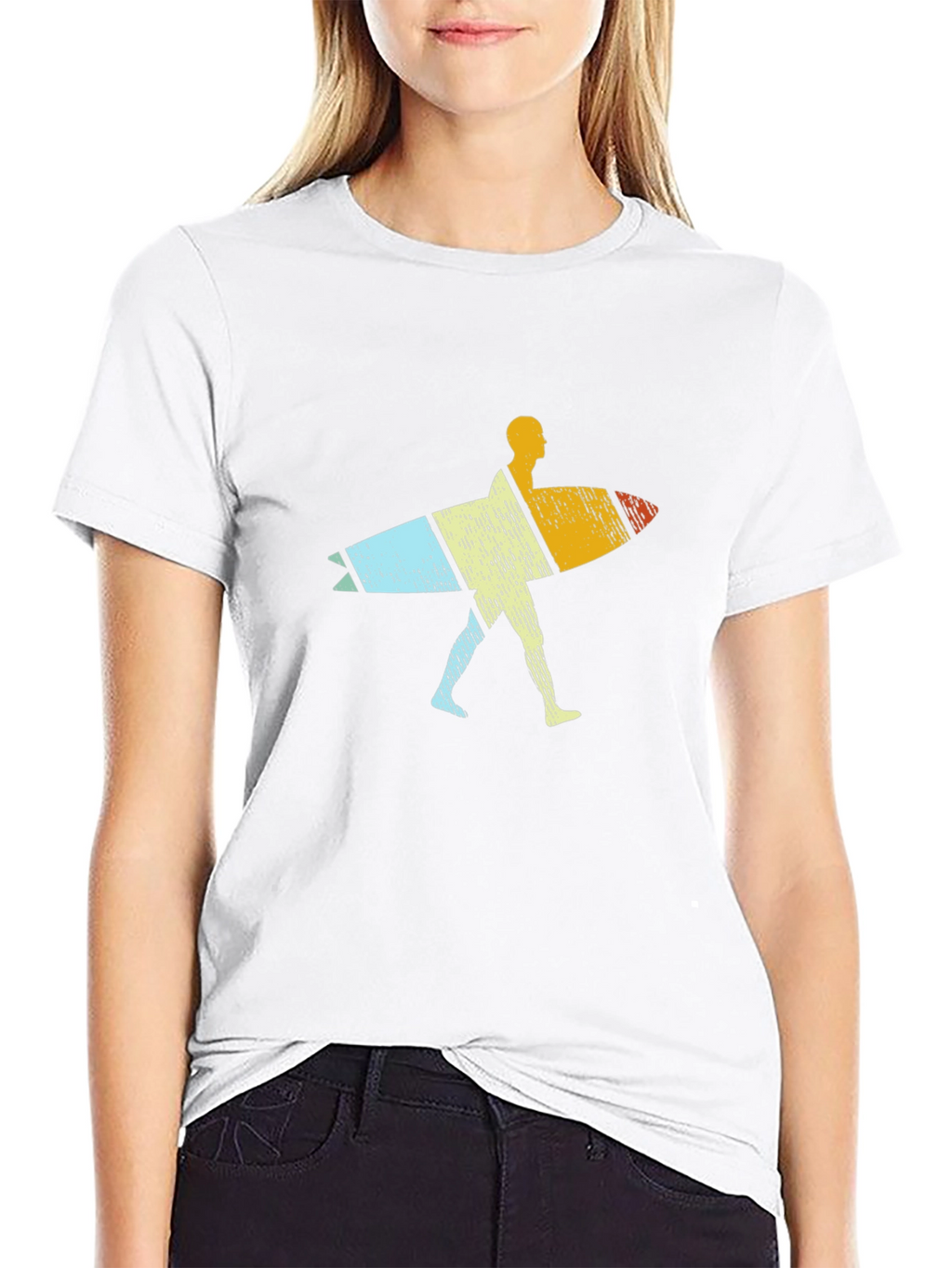 Retro Surfer Graphic T-Shirt